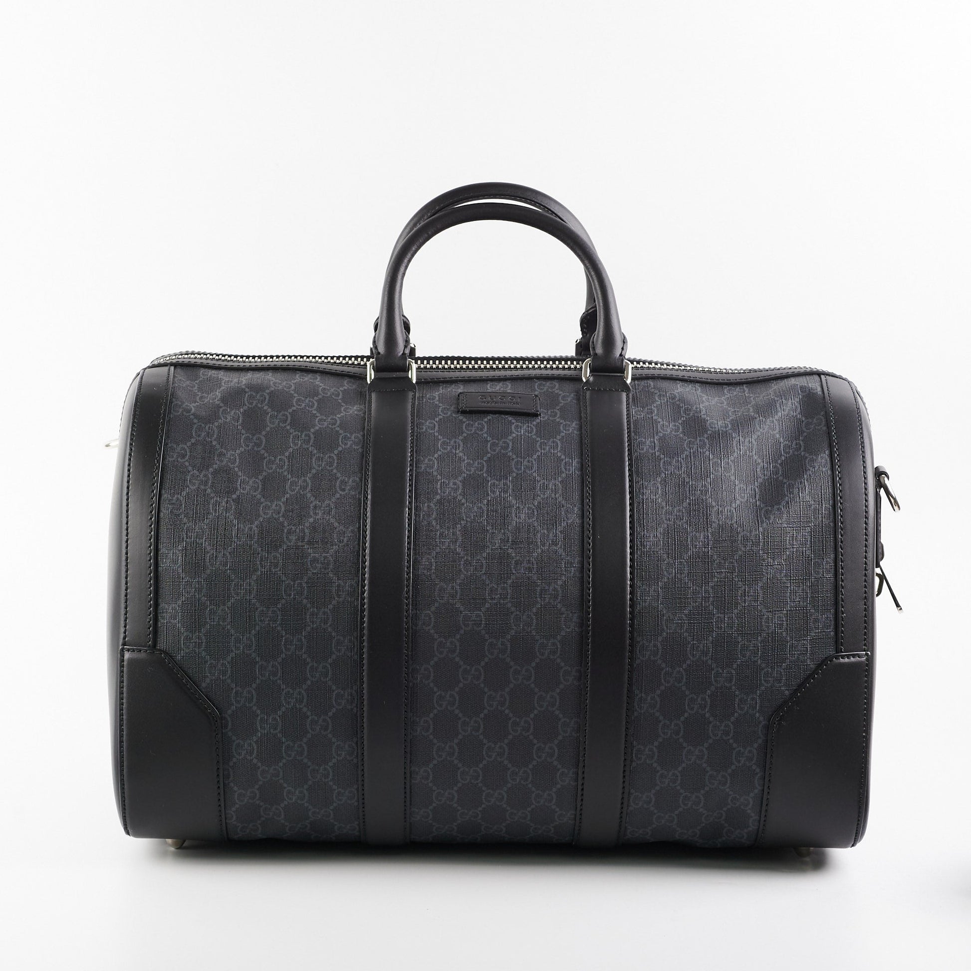 Gucci Carry On Duffle Travel Bag Black