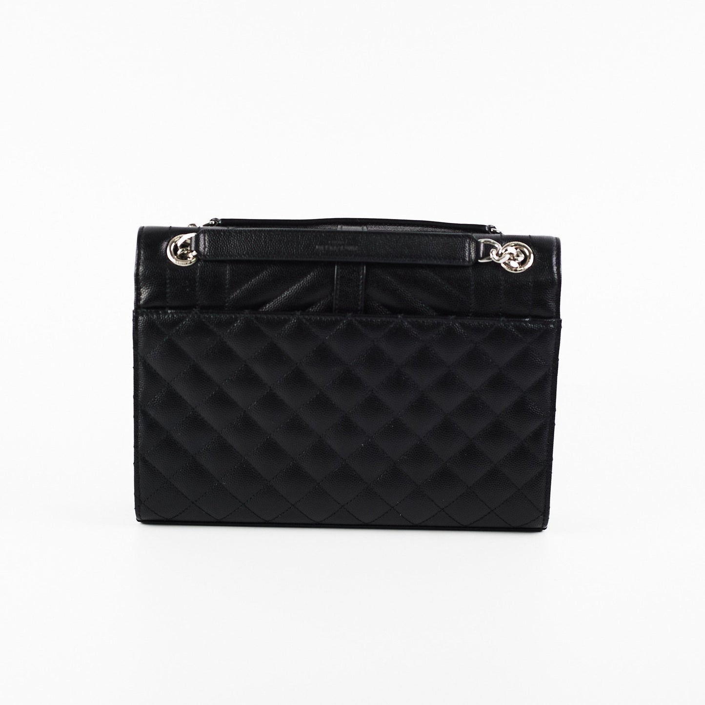 YSL Saint Laurent Envelope Shoulder Bag Black Medium