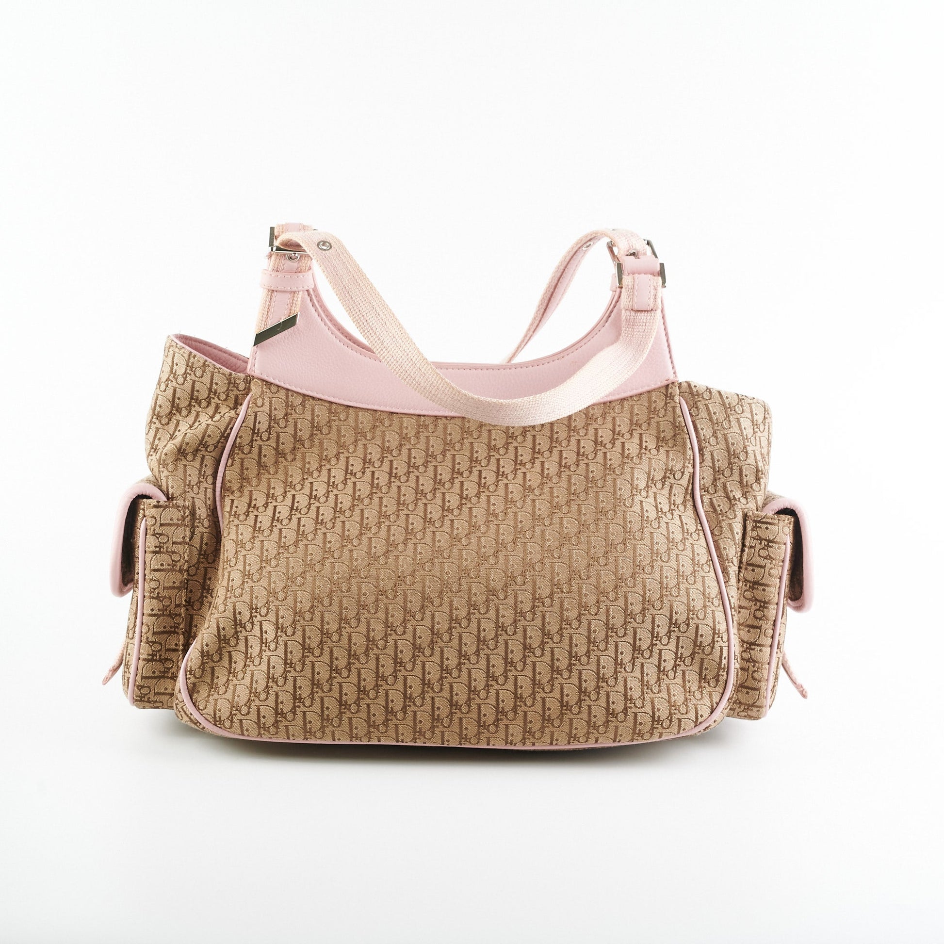 Dior Trotter issimo Shoulder Bag Brown Pink