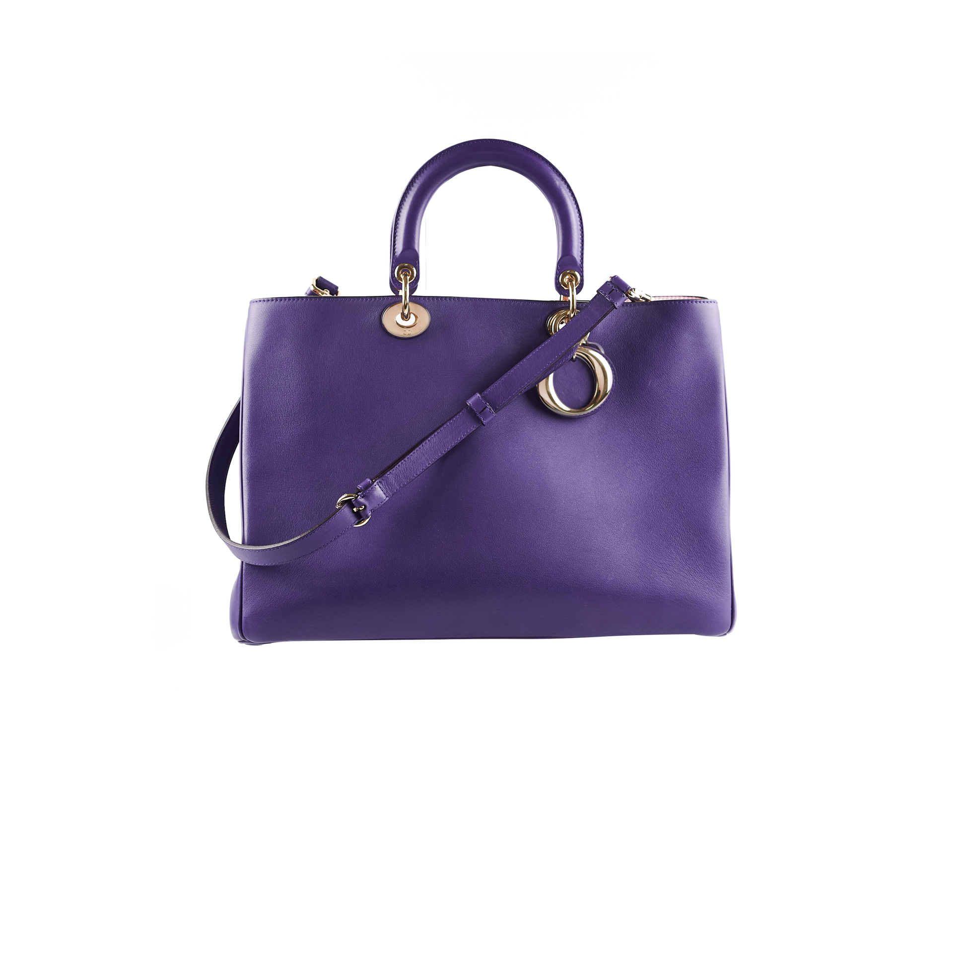 Dior issimo Tote Purple Medium Shoulder Bag