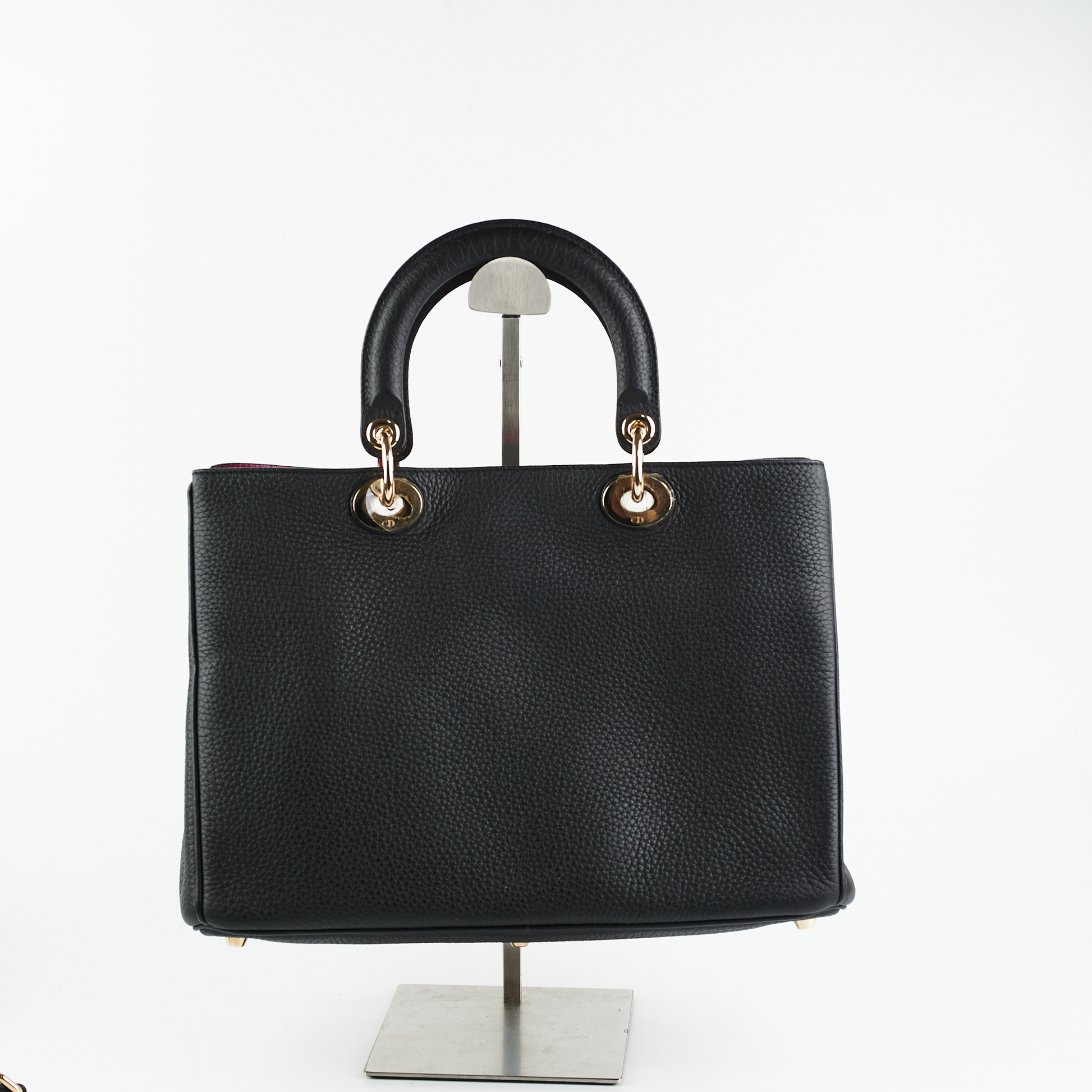 Dior issimo Shopper Shoulder Bag Black Medium