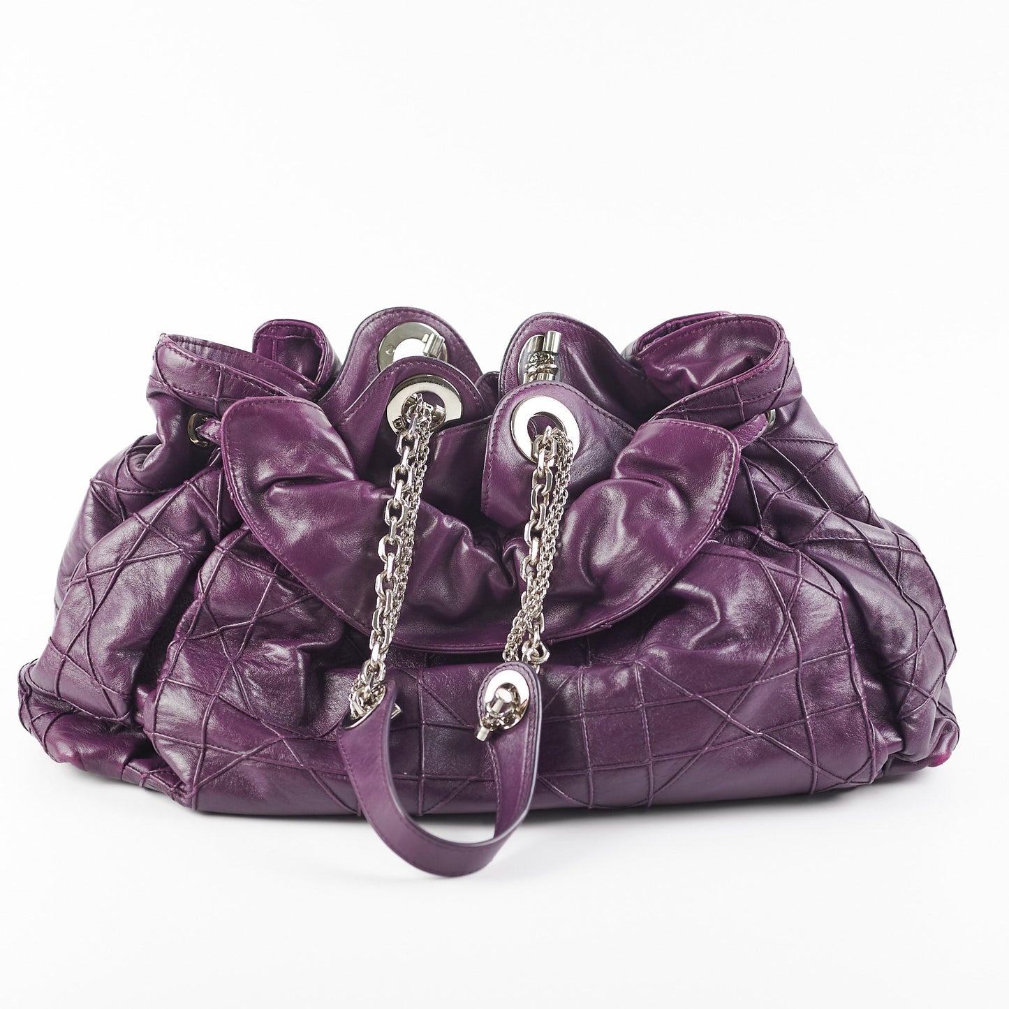 Dior Cannage Le Trente Bag Purple Shoulder Bag
