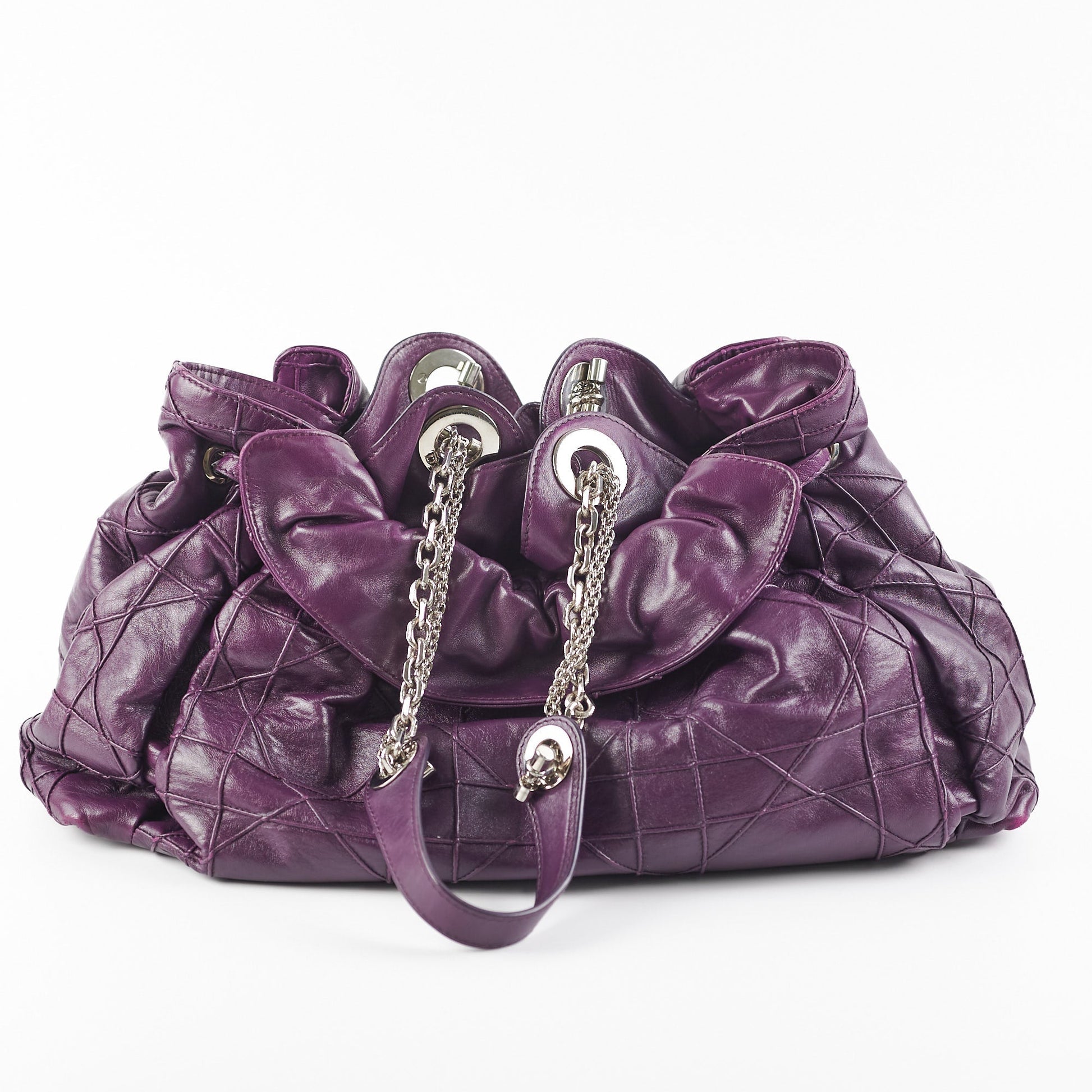 Dior Cannage Le Trente Bag Purple Shoulder Bag