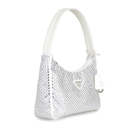 Prada Re Edition Crystal Shoulder Bag Mini