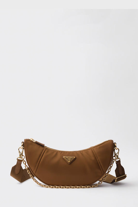 Prada Shoulder Bag Demi-Lune Re Nylon