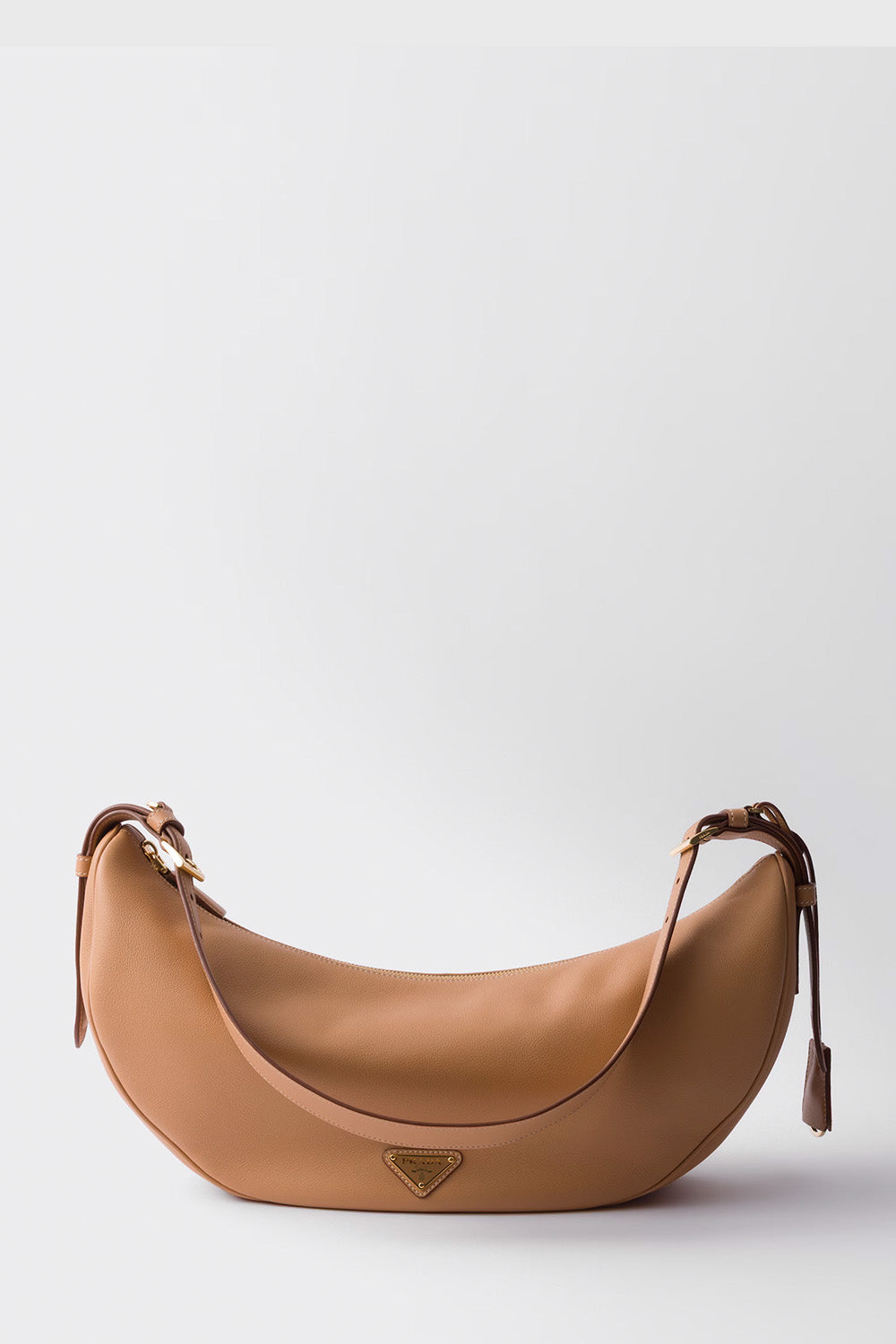 Prada Handbag Demi-Lune Shoulder Bag Leather Large