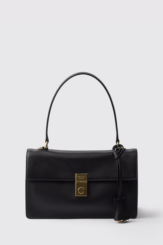 Prada Handbag Soft Sound Shoulder Bag Leather Medium