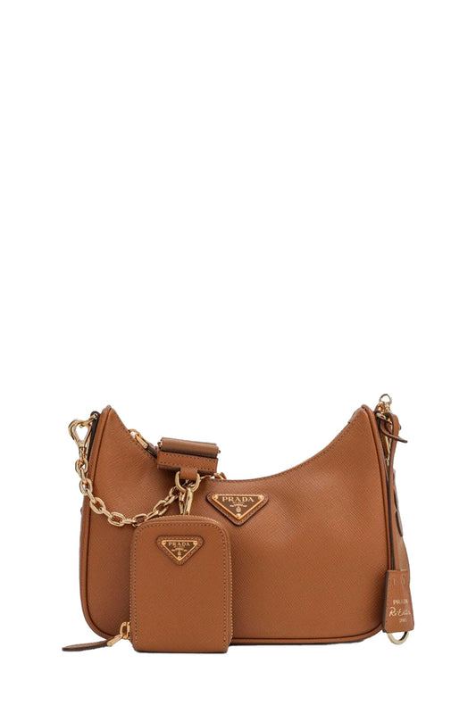 Prada Shoulder Bag Re-Edition Bag Leather Saffiano