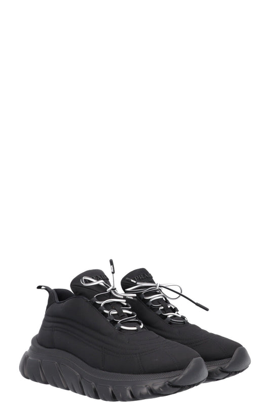 Prada Rush Sneakers Re Nylon Black Shoes