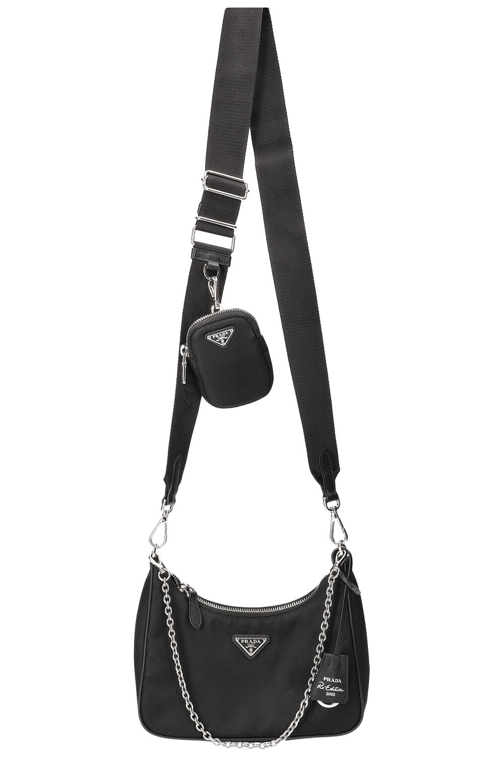 Prada Crossbody Bag Re-Edition Bag Black