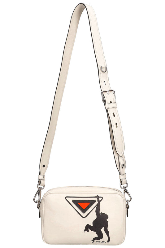 Prada Crossbody Bag Camera Bag White