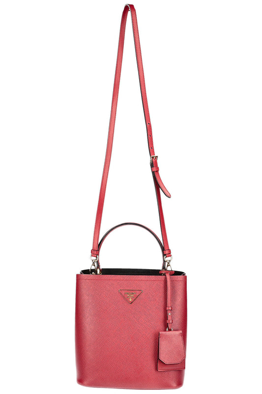 Prada Panier Bag Saffiano Red Handbag