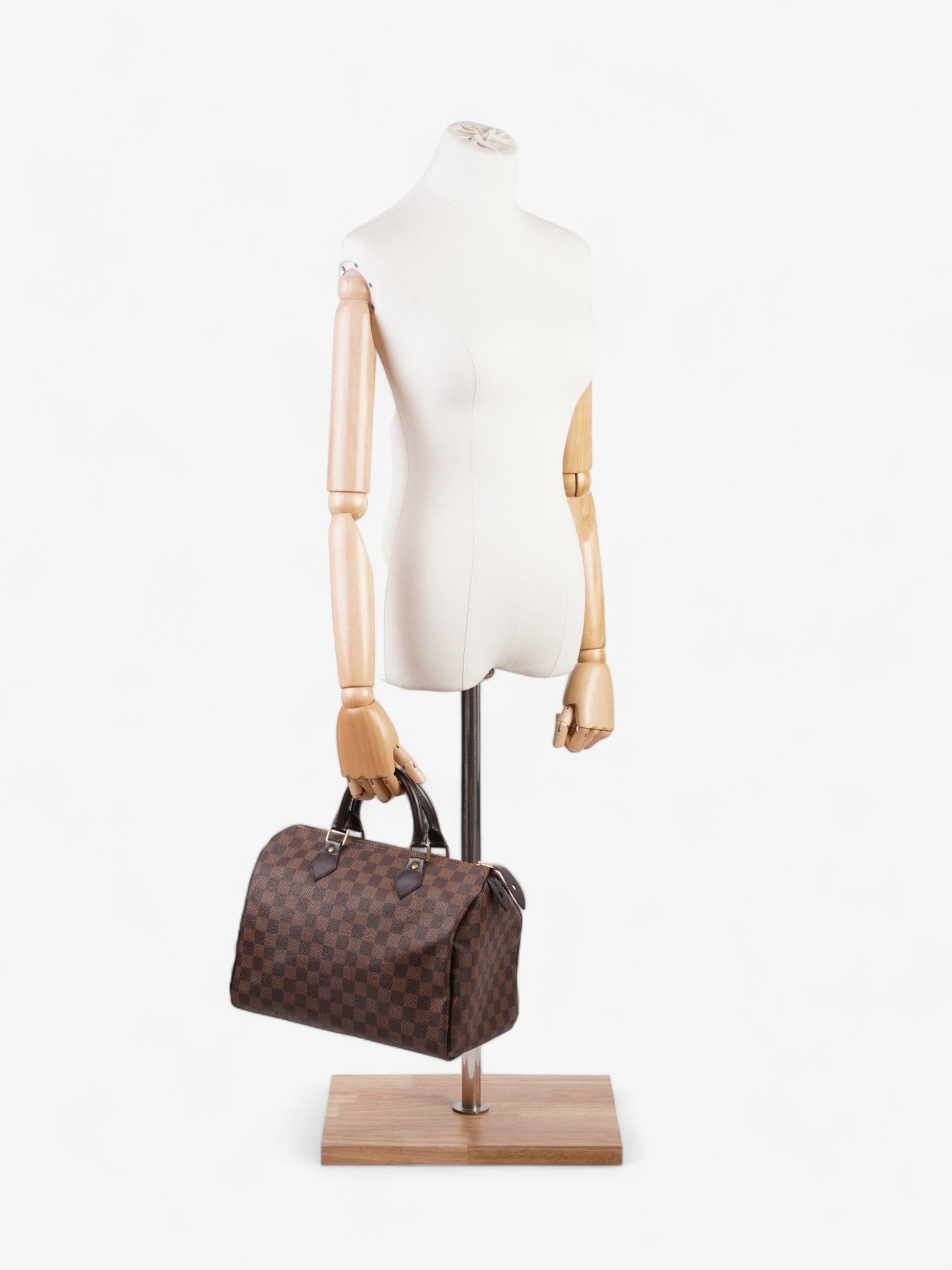 Louis Vuitton Speedy 30 Ebene Coated Canvas Damier Apparel Canvas 1