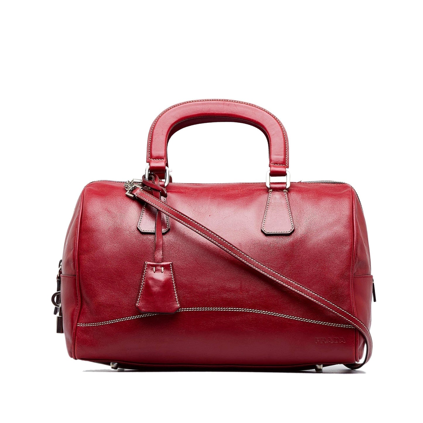 Prada Satchel Leather Satchel Bag