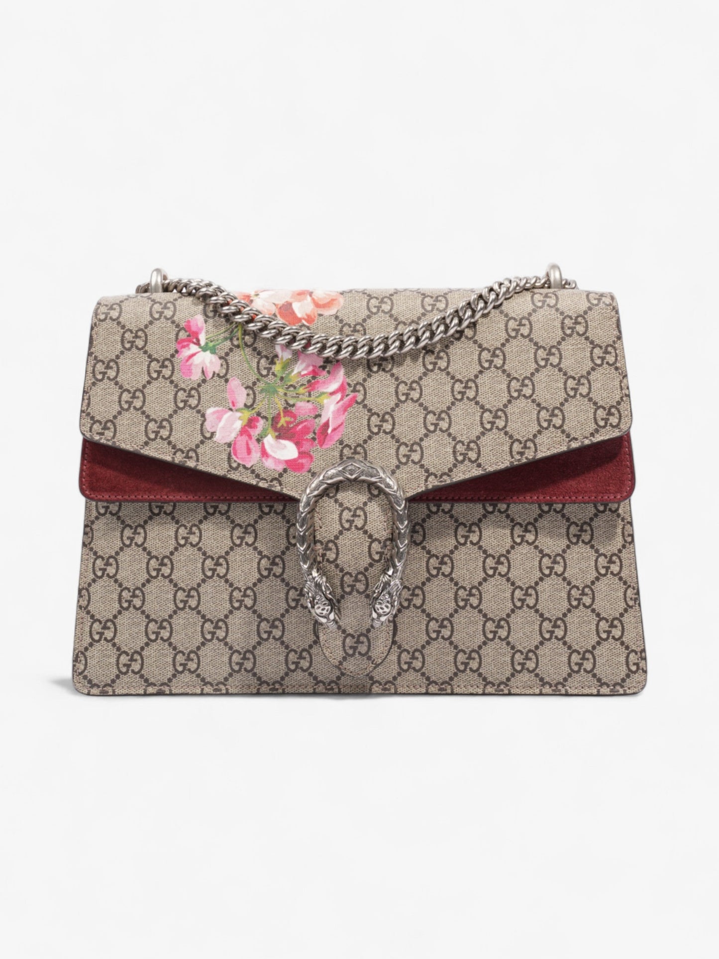 Gucci Dionysus Supreme Bloom Shoulder Bag Canvas Medium
