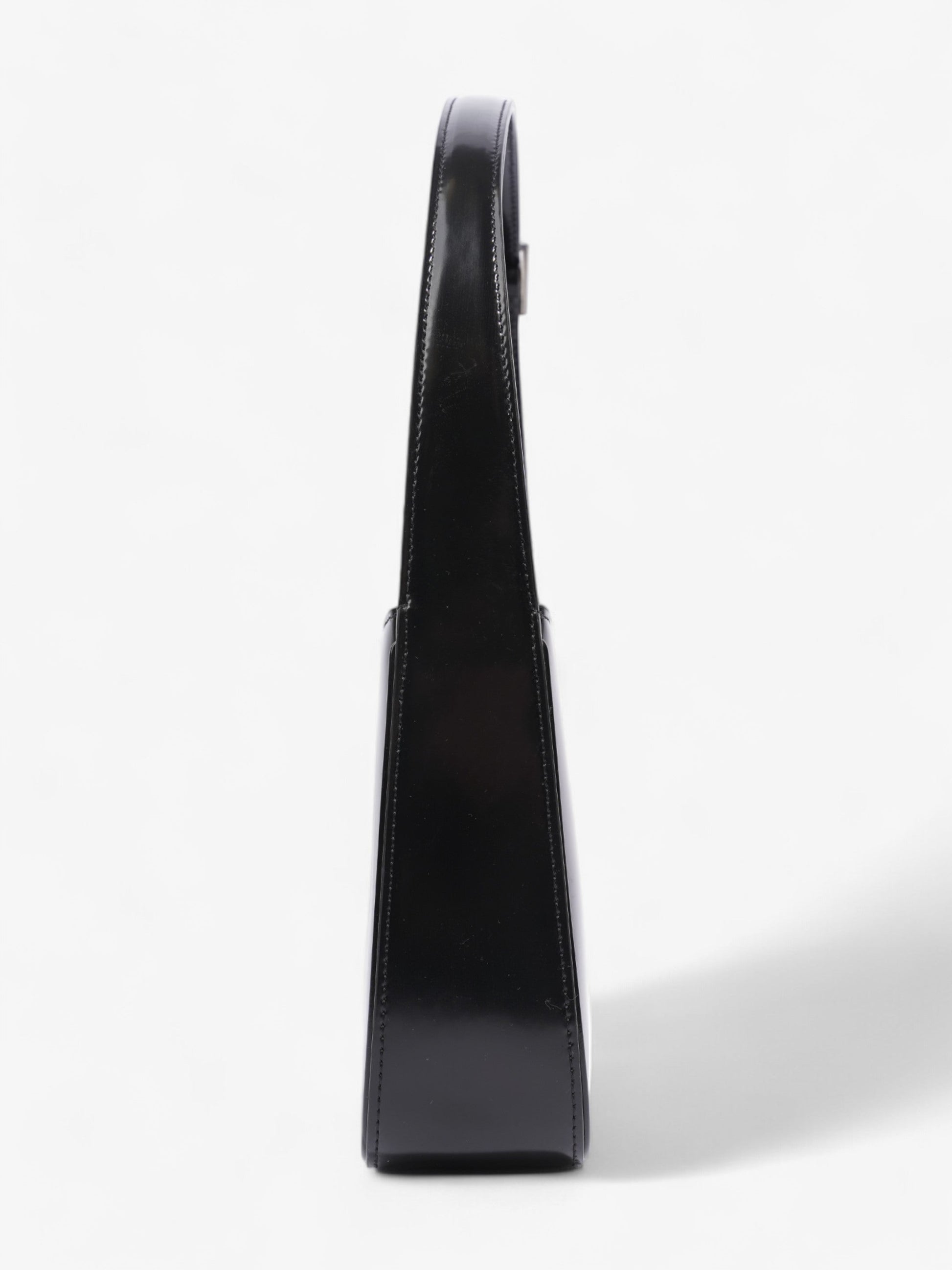 YSL Saint Laurent Le Shoulder Bag Leather Patent Black