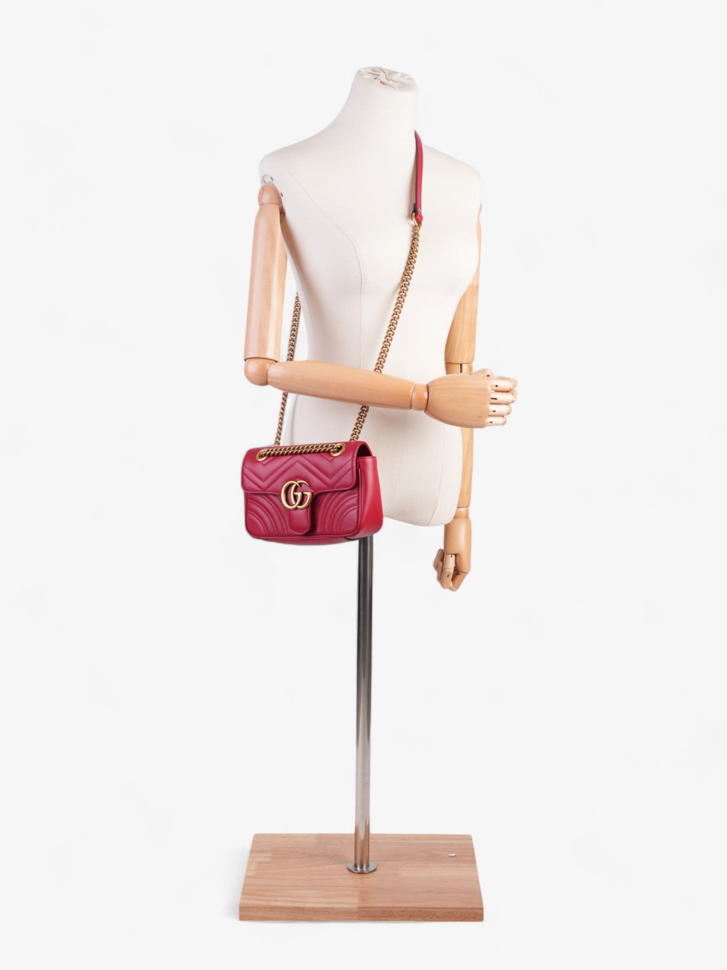 Gucci Marmont Mini Shoulder Bag Leather Matelasse Leather Mini