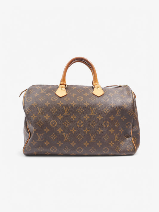 Louis Vuitton Speedy Coated 35 Monogram Canvas Coated Canvas Apparel Canvas 217