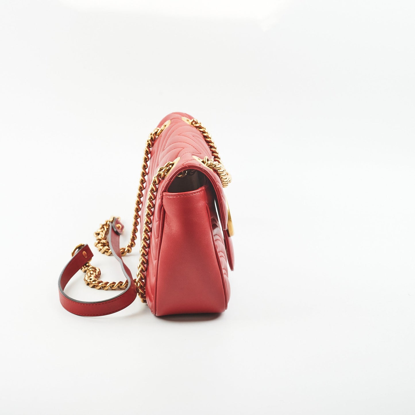 Gucci Marmont Shoulder Bag Red Small Crossbody Bag Shoulder Bag