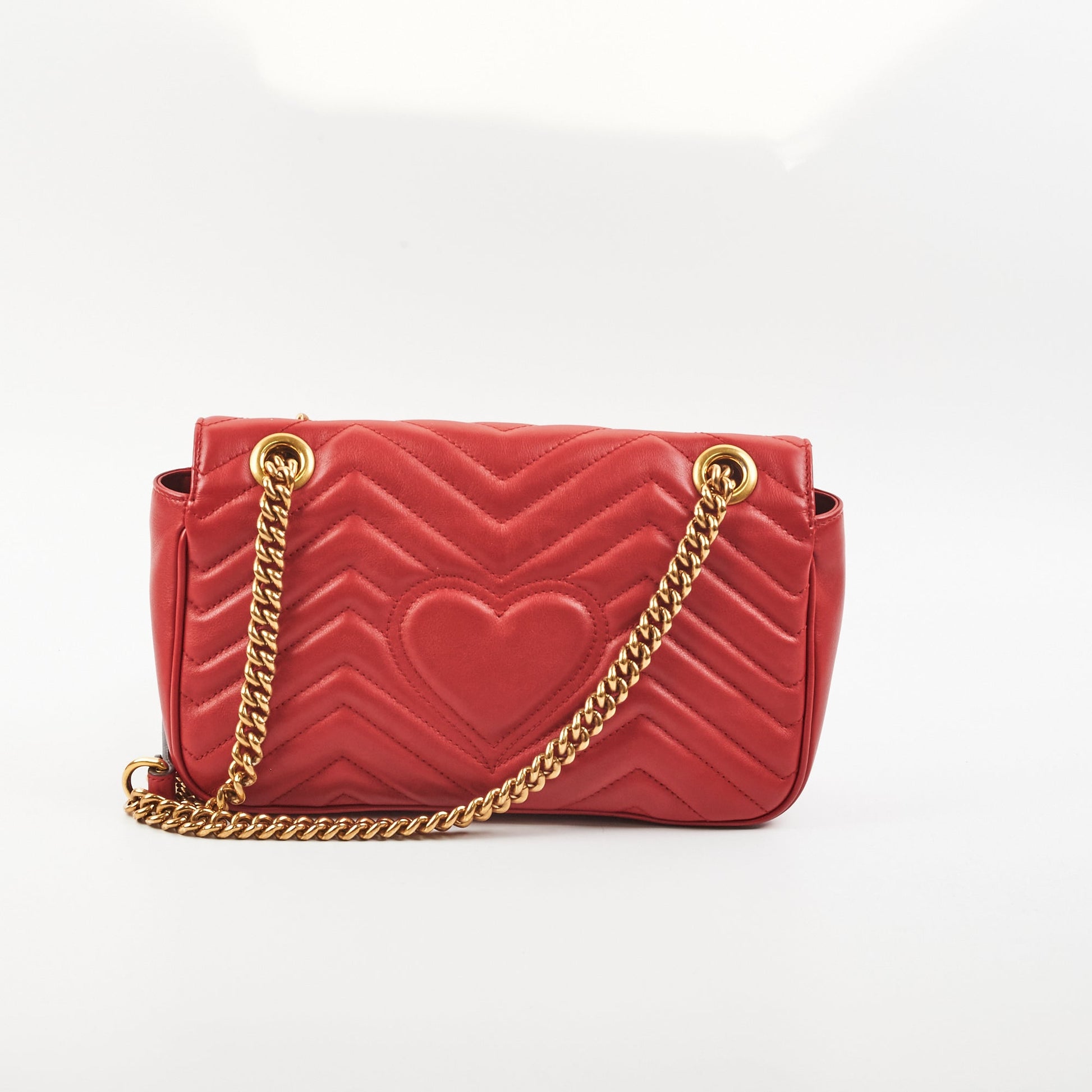 Gucci Marmont Shoulder Bag Red Small Crossbody Bag Shoulder Bag