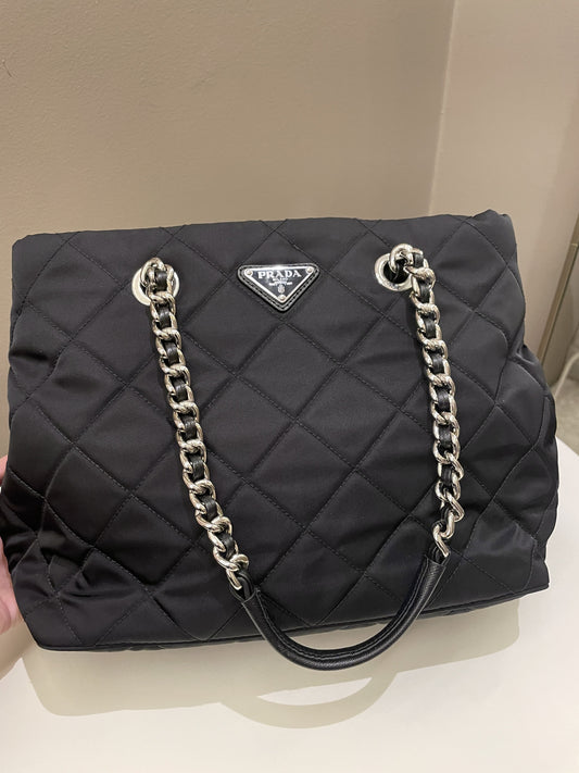 Prada Tessuto Crossbody Bag Nylon Black