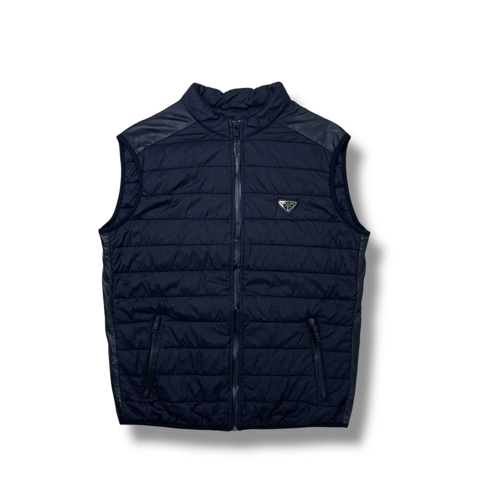 Prada Handbag Mainline Resin Coated Gilet L