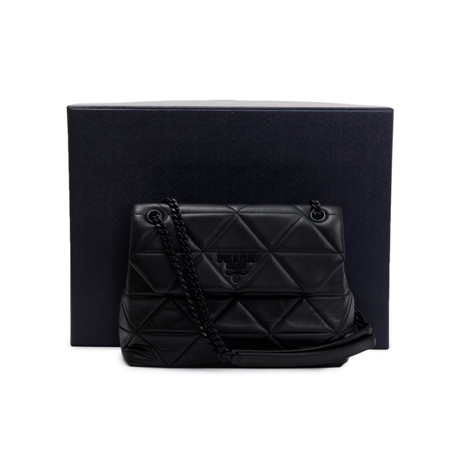 Prada Nappa Spectrum Bag Leather Black Travel Bag
