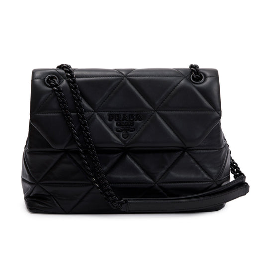 Prada Nappa Spectrum Bag Leather Black Travel Bag