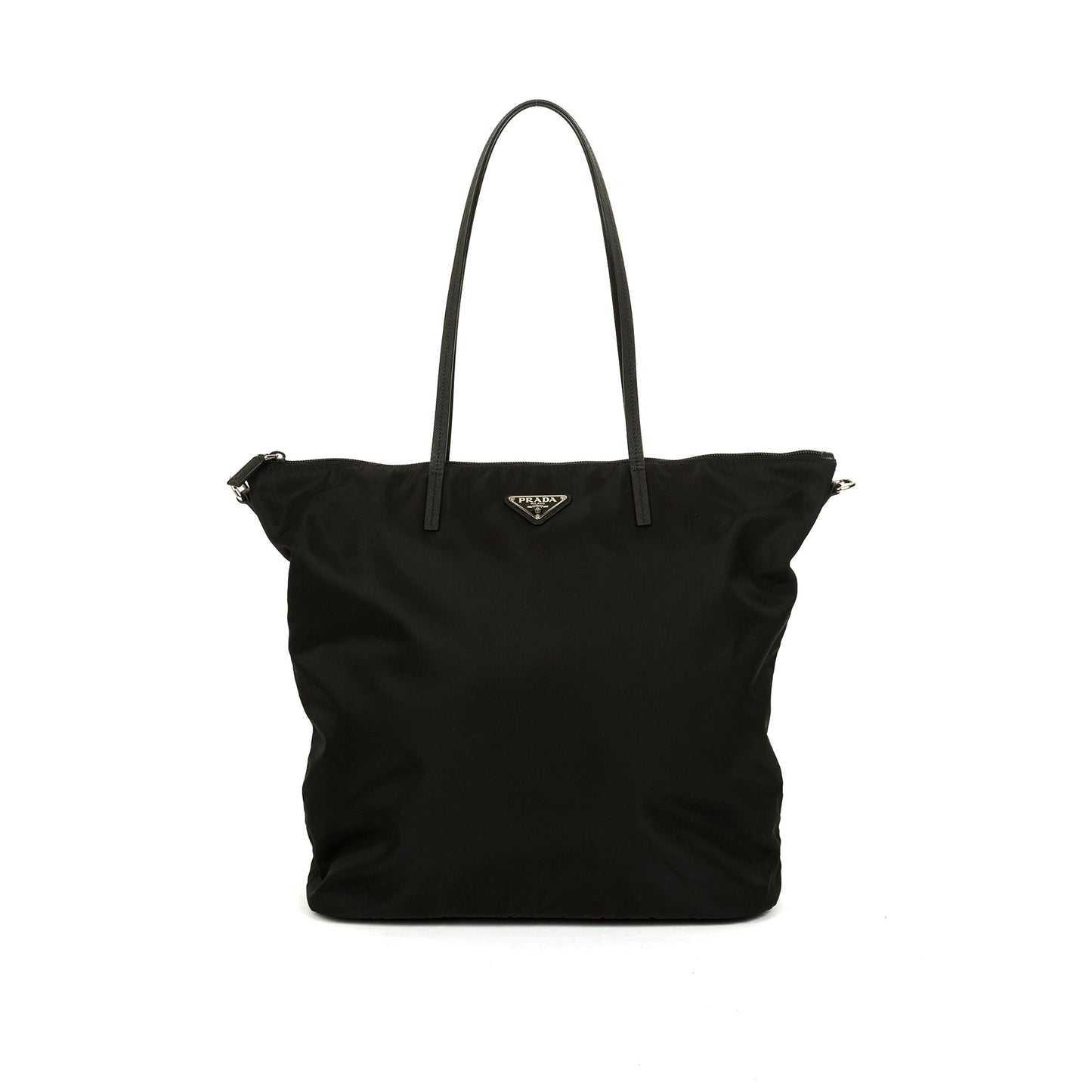 Prada Re And Saffiano Tote Handbag Leather Nylon Tote Bag