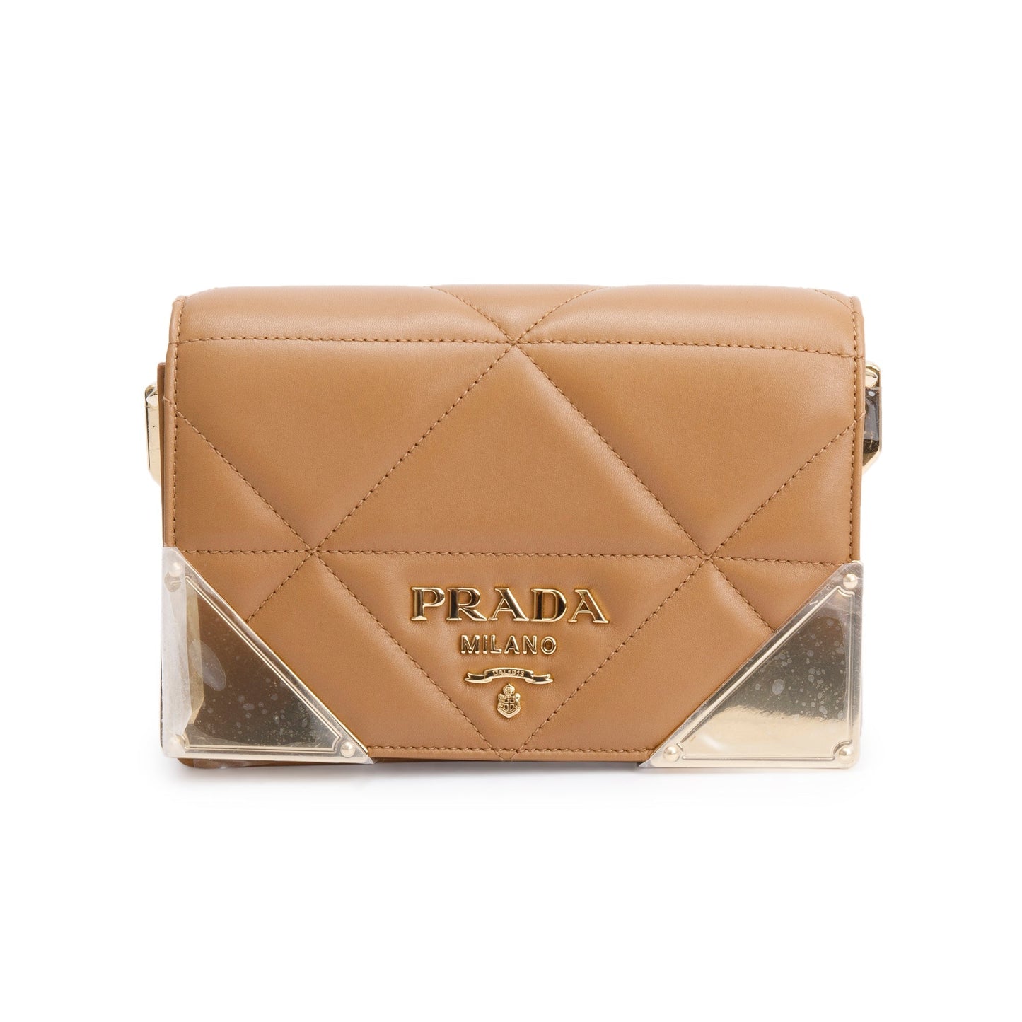 Prada Nappa Shoulder Bag Leather Quilted