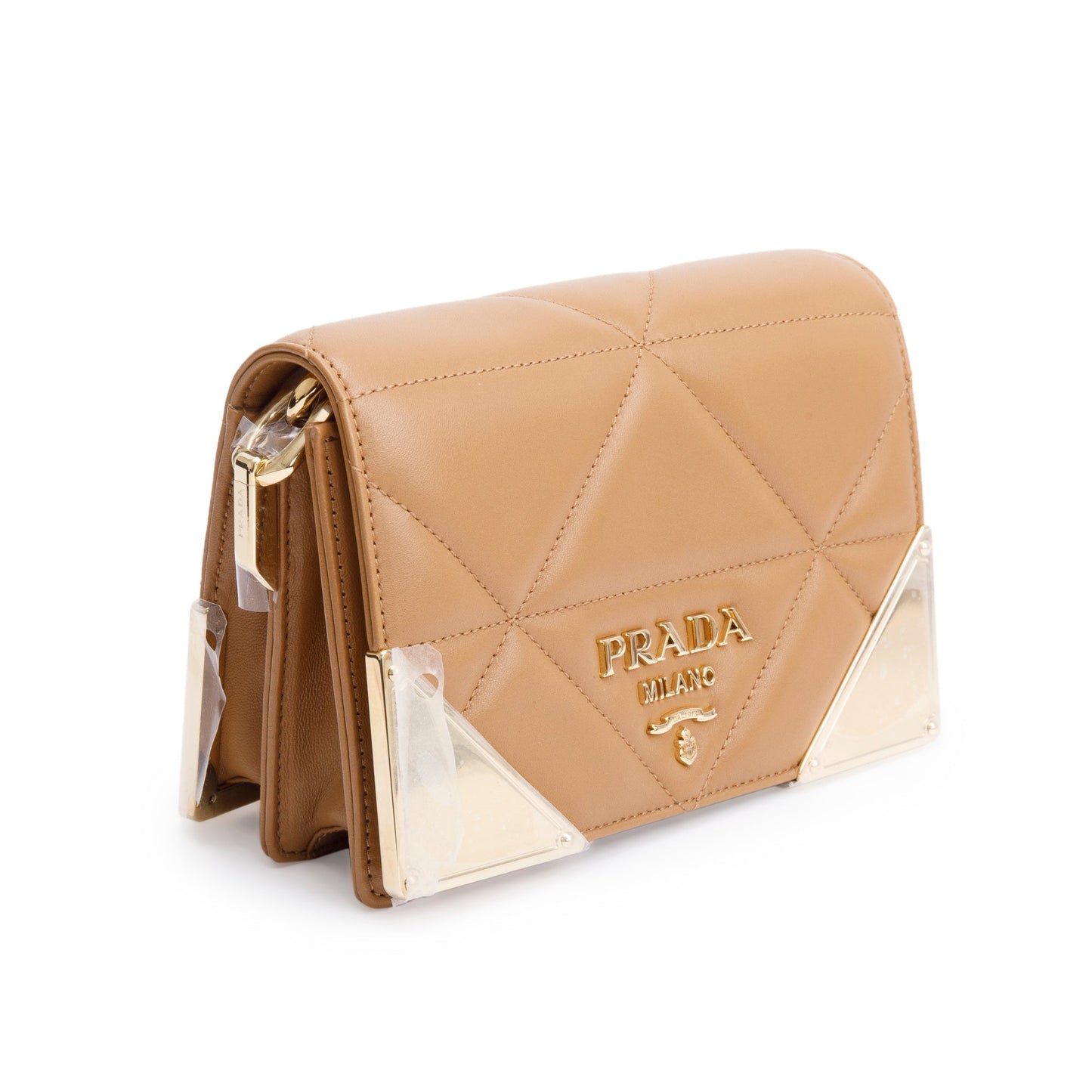 Prada Nappa Shoulder Bag Leather Quilted