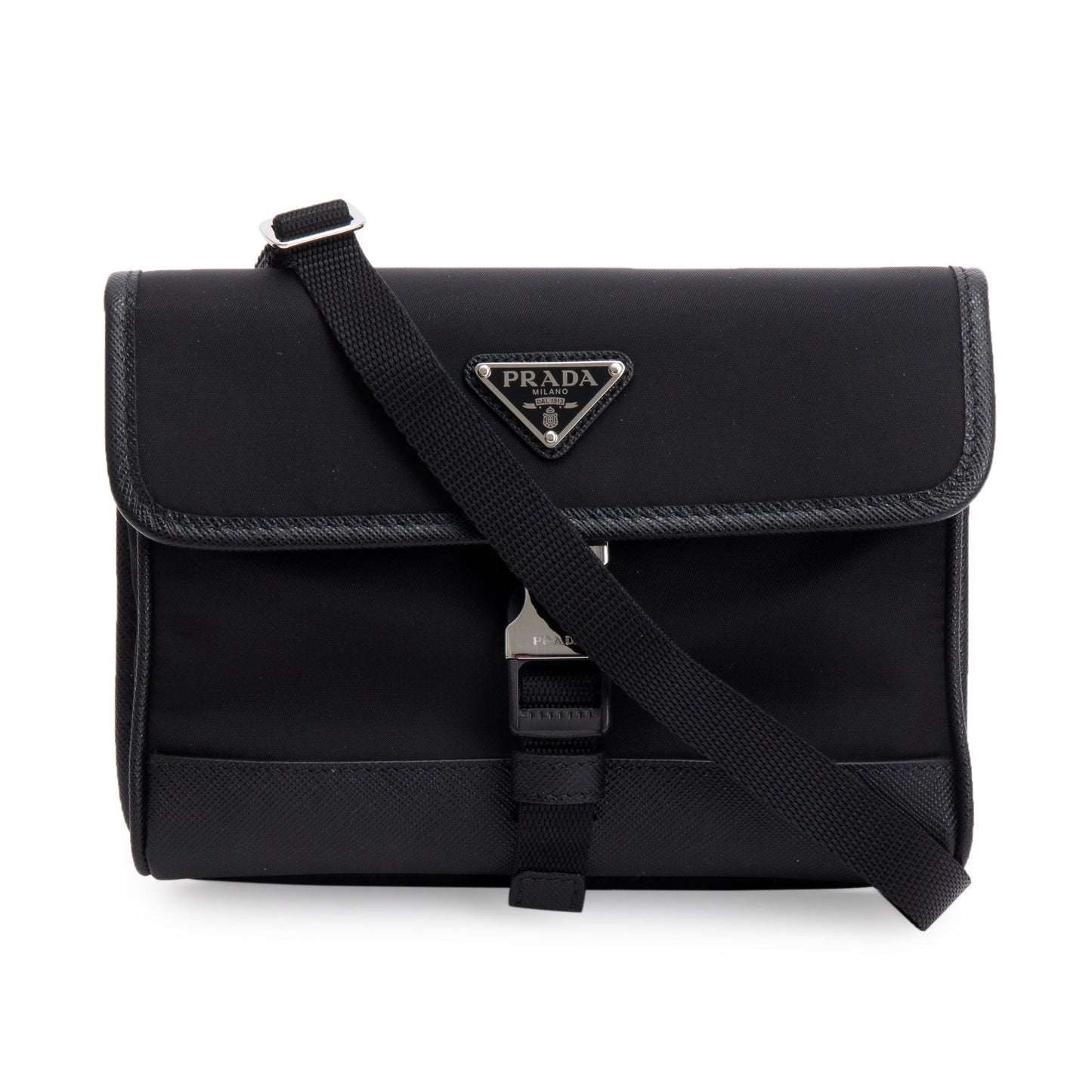 Prada Re And Smatphone Case Bag Leather Nylon Saffiano Travel Bag