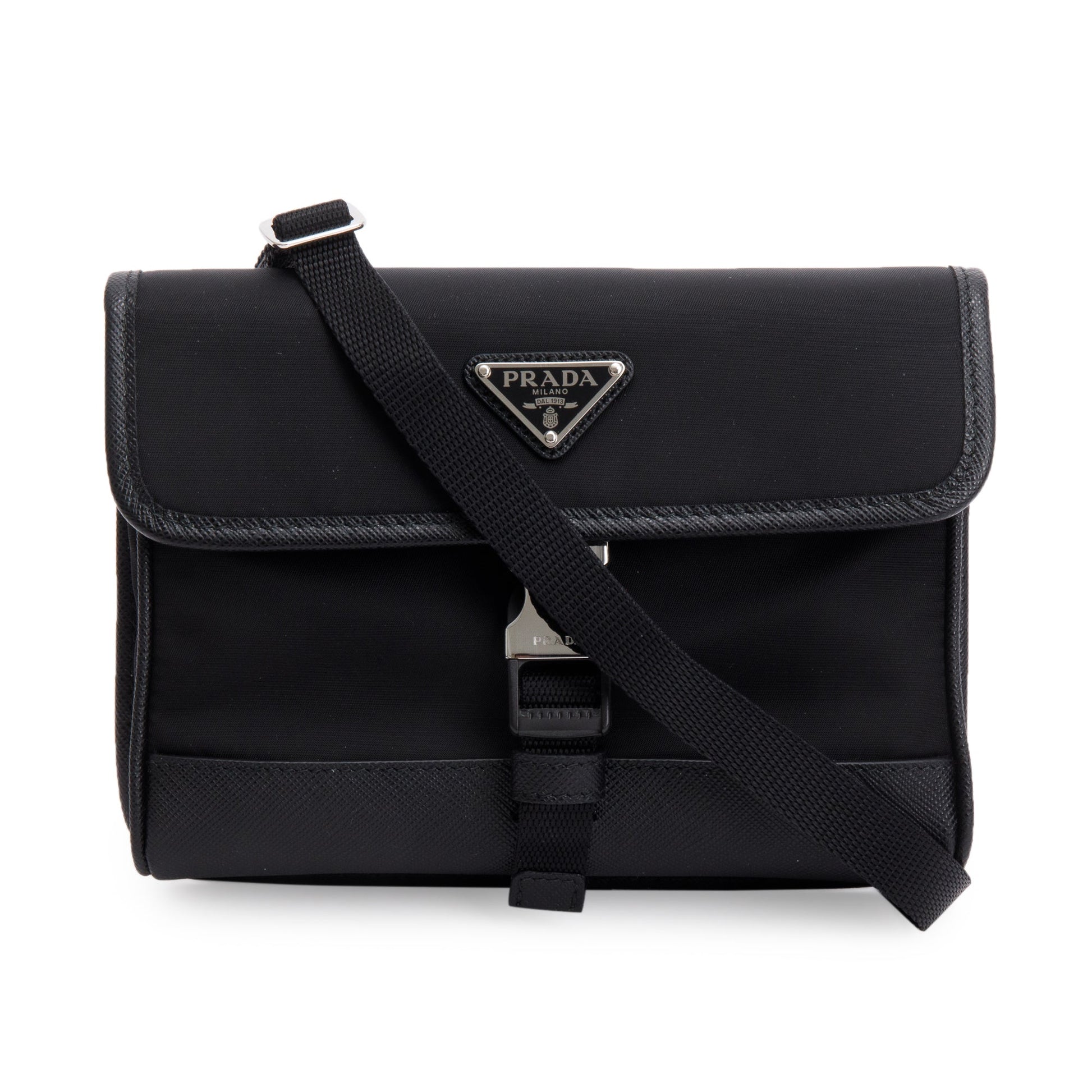 Prada Re And Smatphone Case Bag Leather Nylon Saffiano Travel Bag