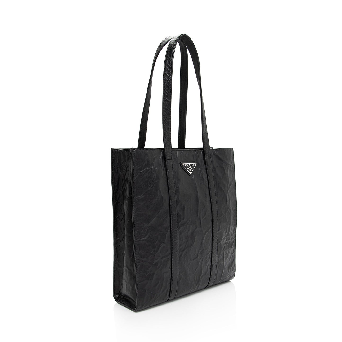 Prada Antique Nappa Shopping Tote Shf Nttczz Leather Small Tote Bag