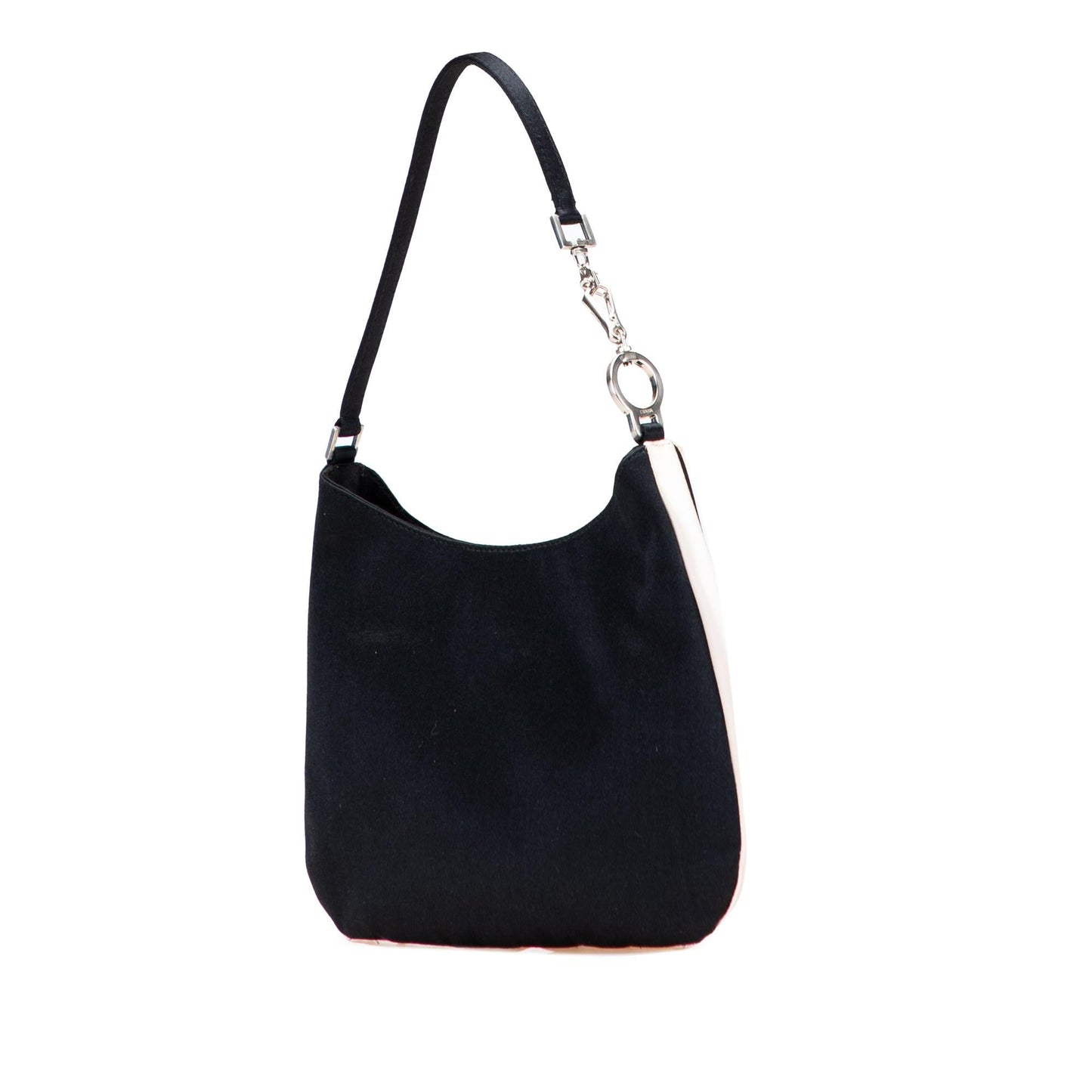 Prada Beaded Cleo Shoulder Bag Satin