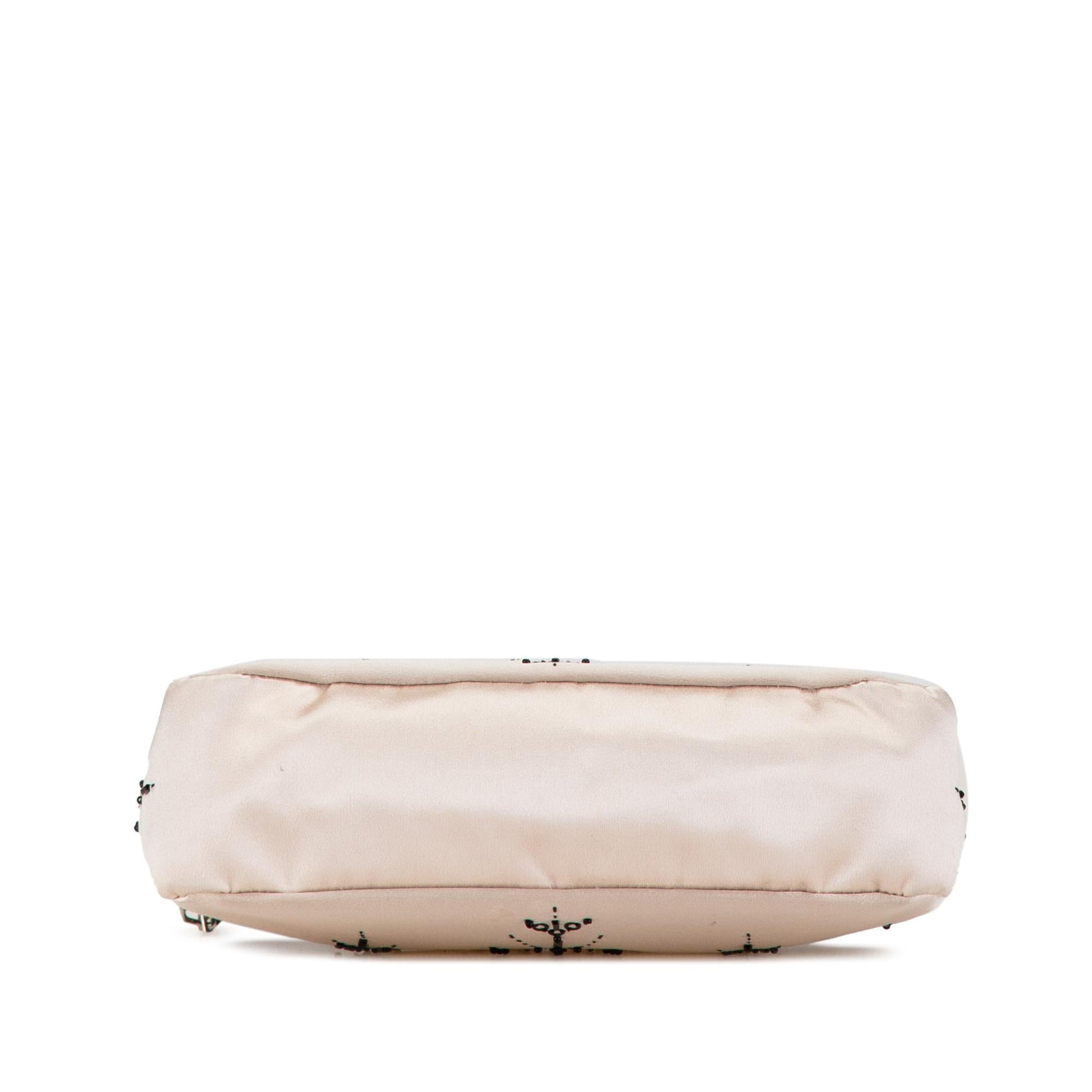 Prada Beaded Pochette Shg Shoulder Bag Satin