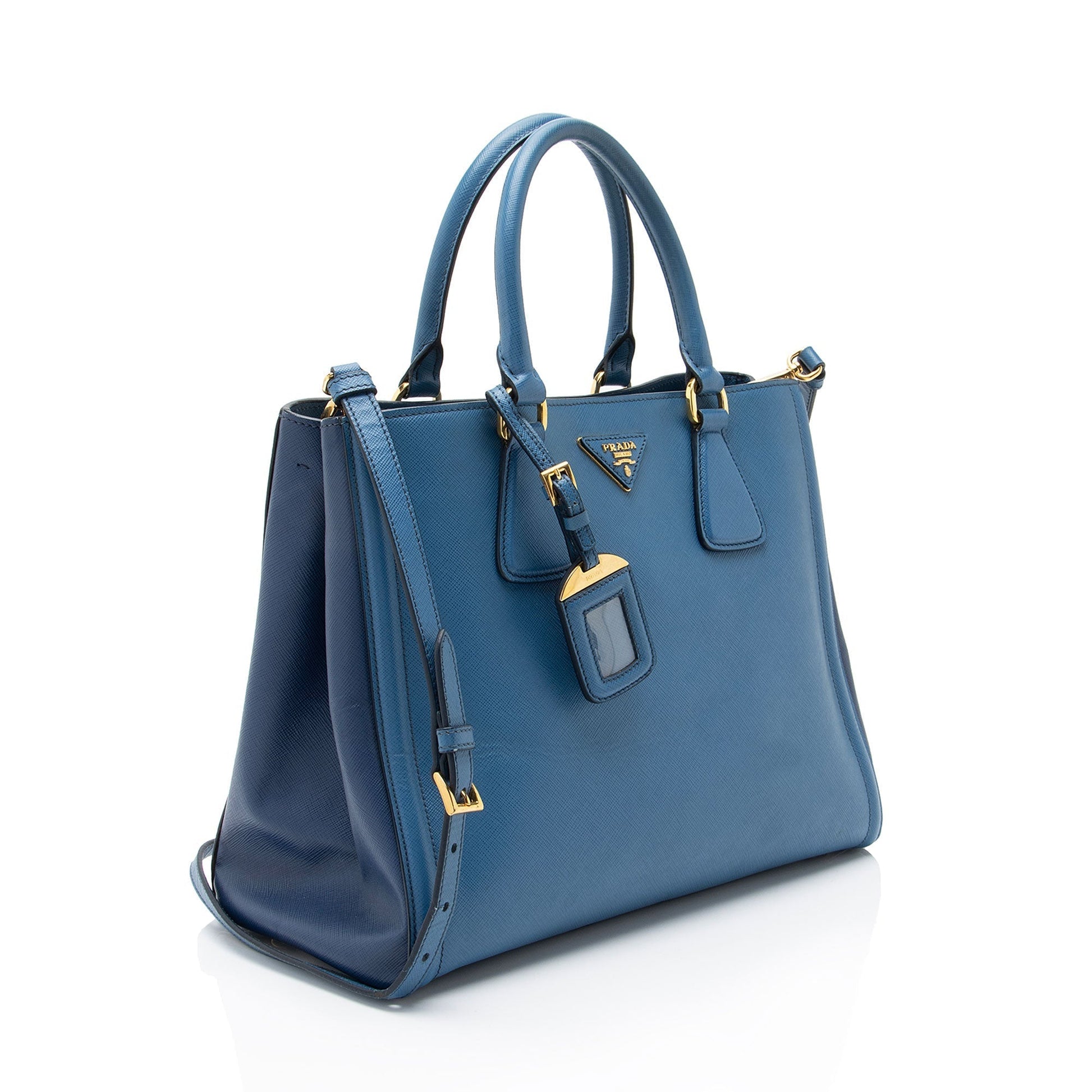 Prada Bicolor Lux Tote Saffiano Tote Bag Lux Tote 1