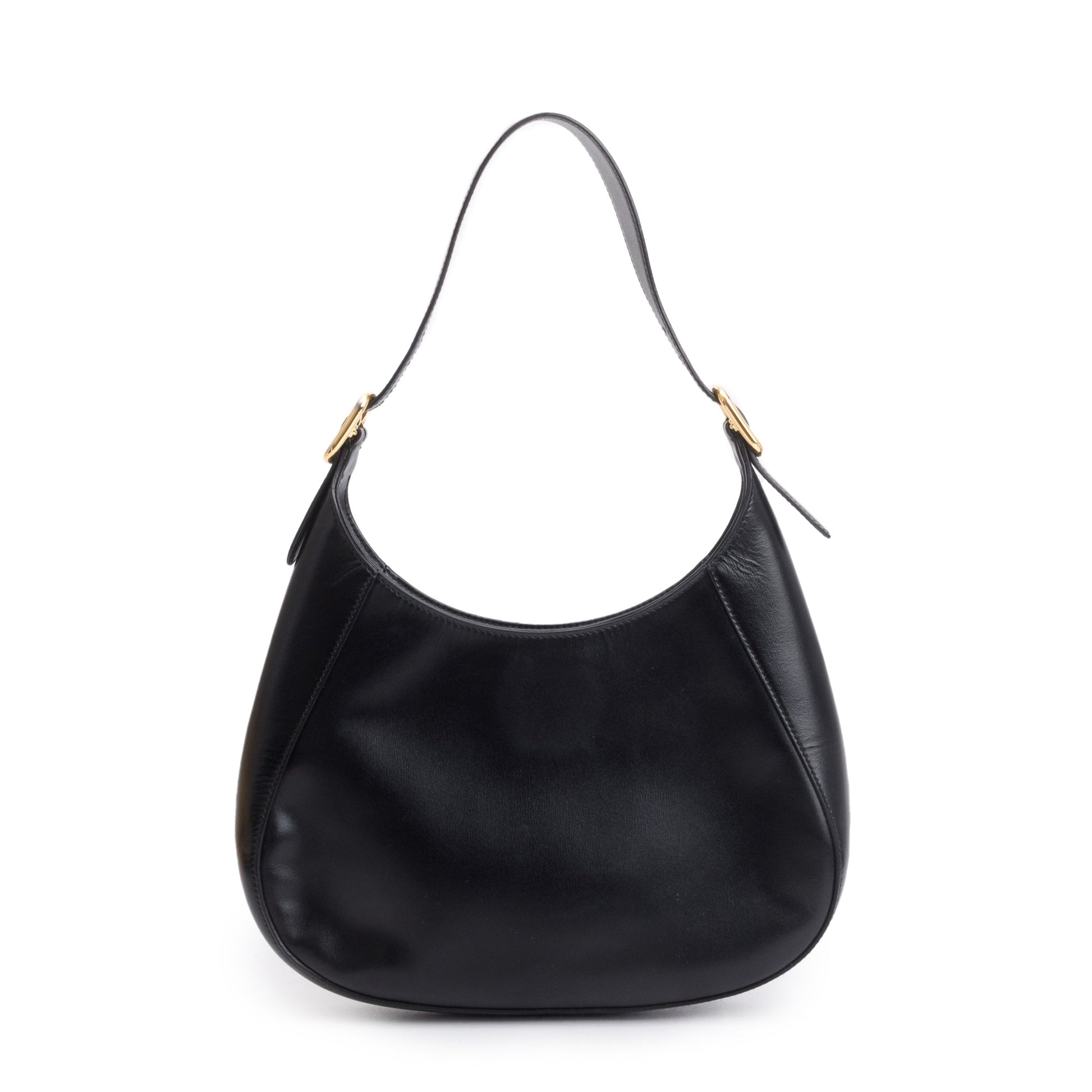 Prada Box Calf Cleo Bag Leather Black Travel Bag