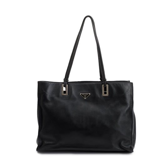 Prada Nappa Acciaio Tote Handbag Black Tote Bag