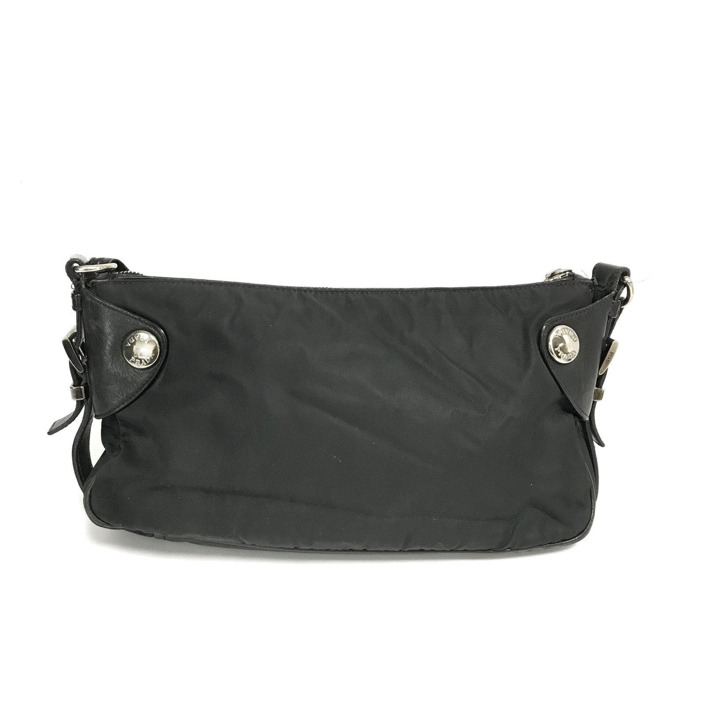 Prada And Shoulder Bag Leather Nylon