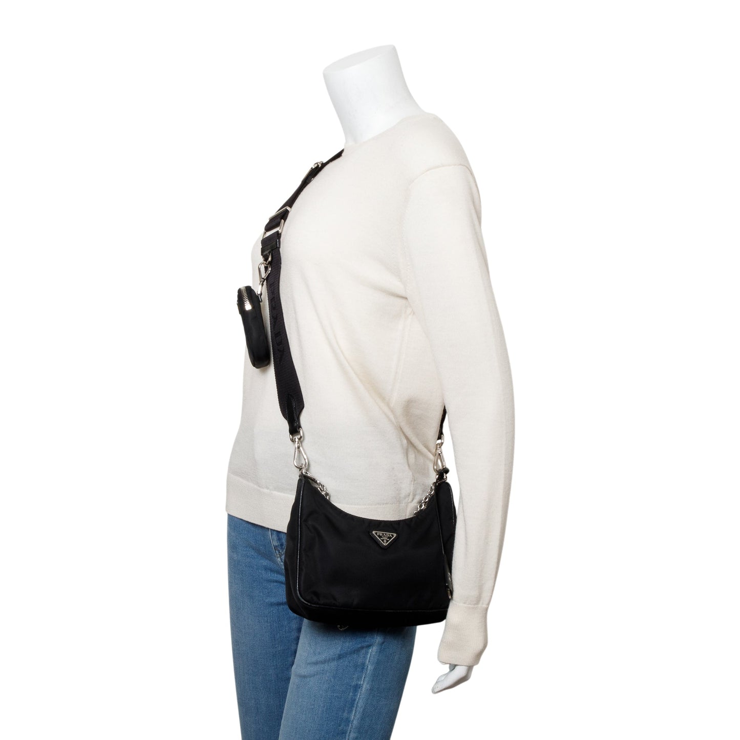 Prada Re Edition Re Shoulder Bag Nylon Black Shoulder Bag 58569