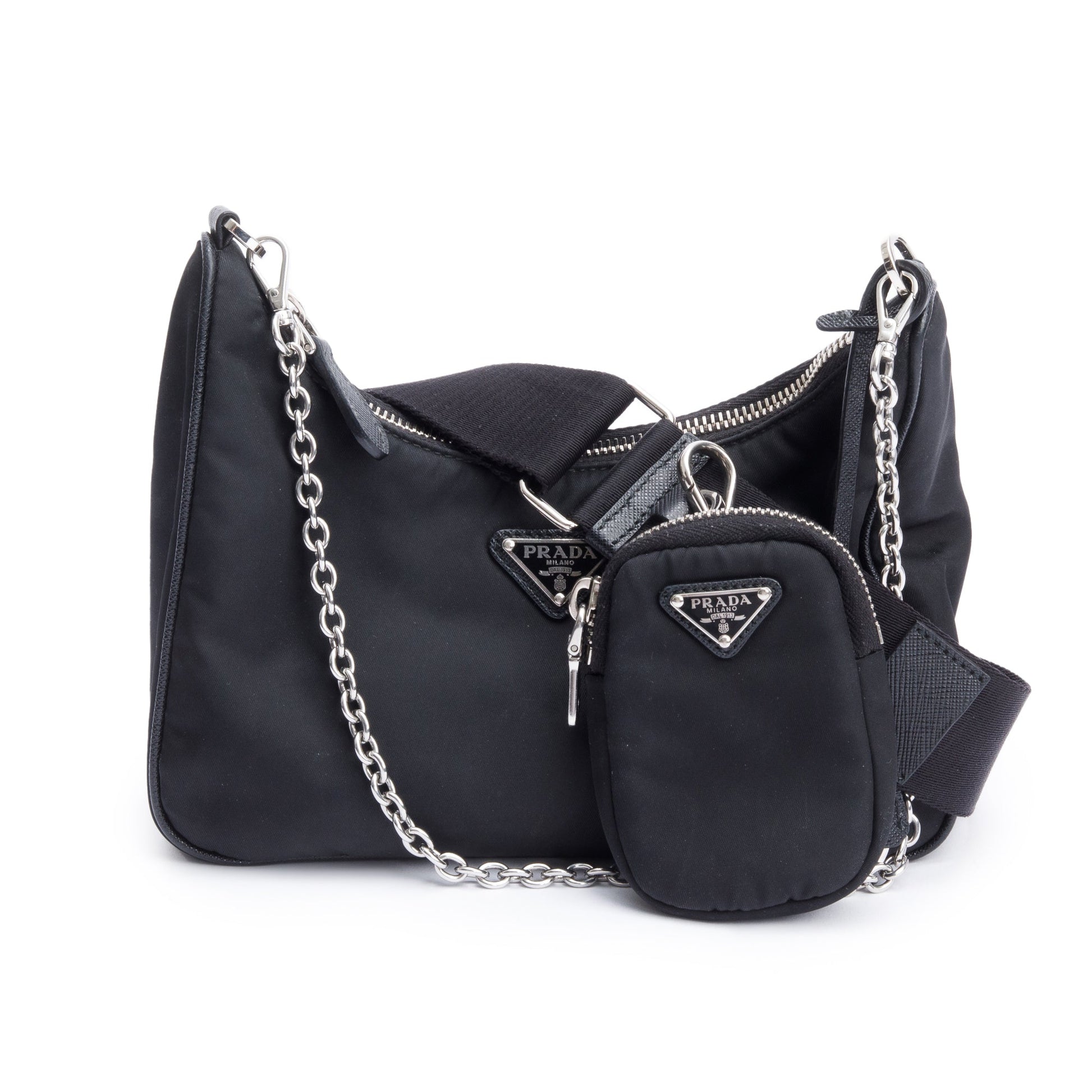 Prada Re Edition Re Shoulder Bag Nylon Black Shoulder Bag 57819