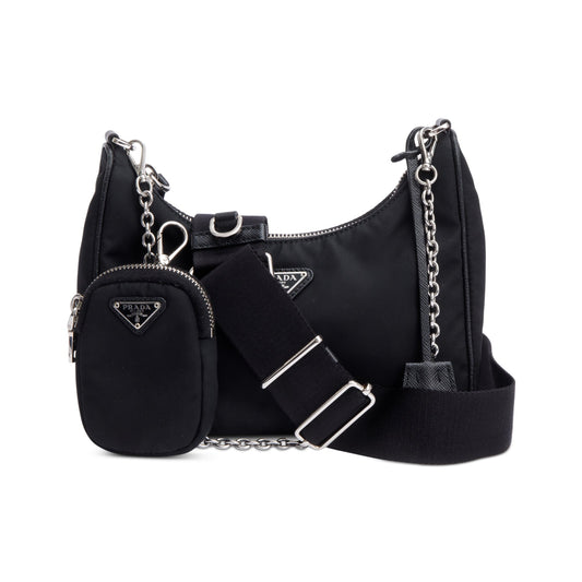 Prada Re Edition Re Shoulder Bag Nylon Black Shoulder Bag 58569