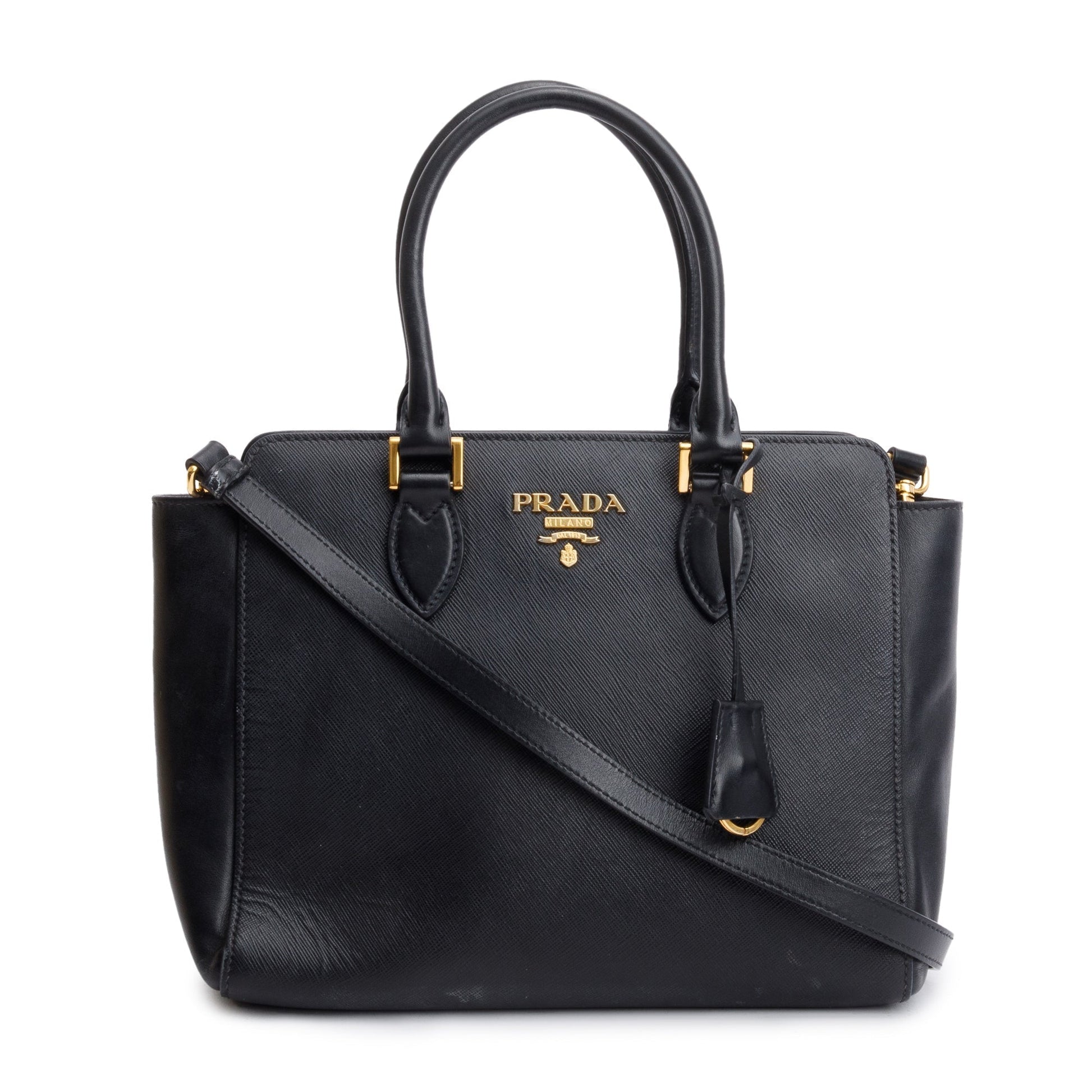 Prada Soft Calf Tote Leather Calf Leather Saffiano Tote Bag