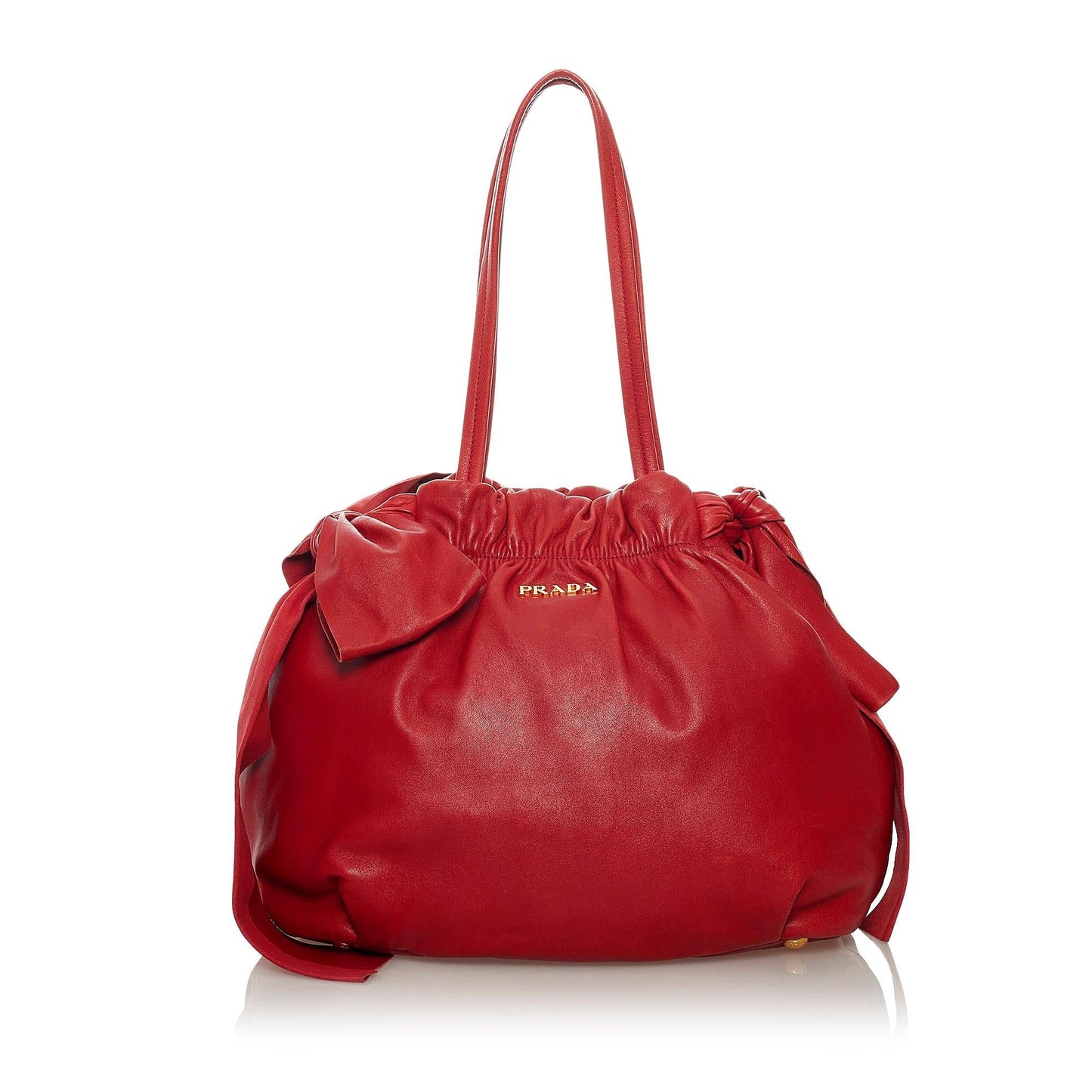 Prada Bow Shoulder Bag Shg Leather Bag Shg 29221