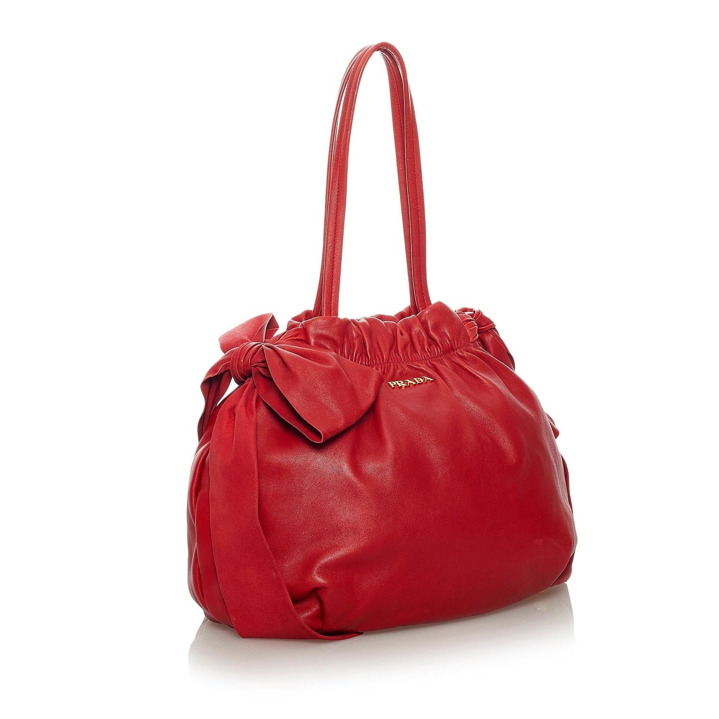 Prada Bow Shoulder Bag Shg Leather Bag Shg 29221