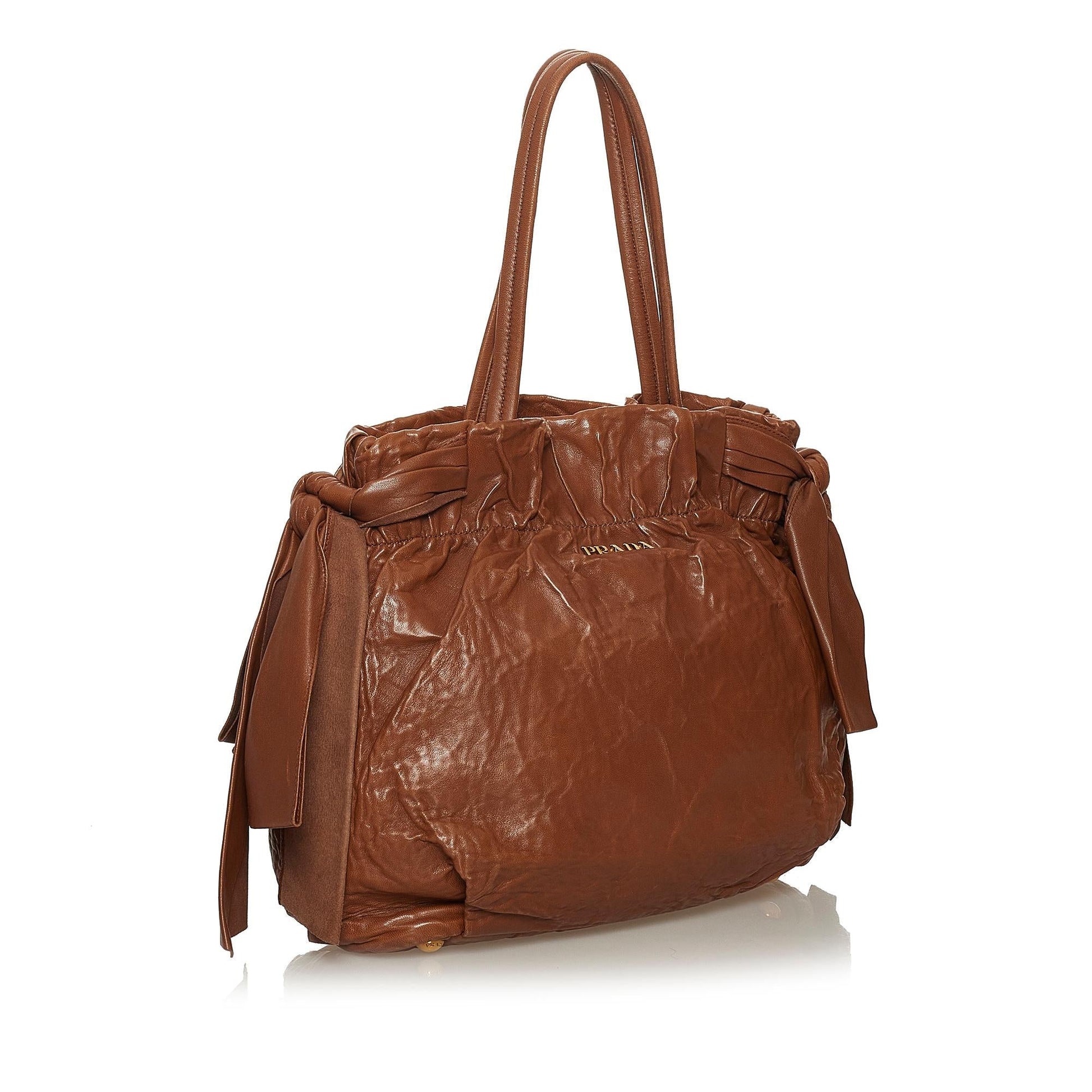 Prada Bow Nappa Satchel Shg Leather Satchel Bag Satchel Shg 28742
