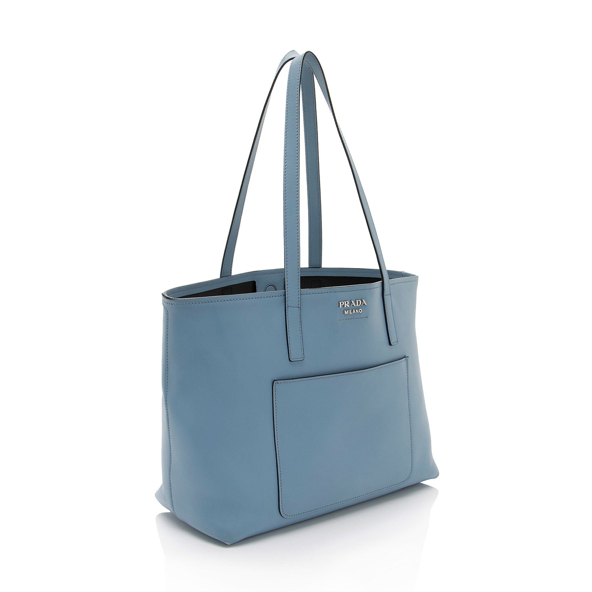 Prada Calf City Pocket Shopping Tote Tote Bag