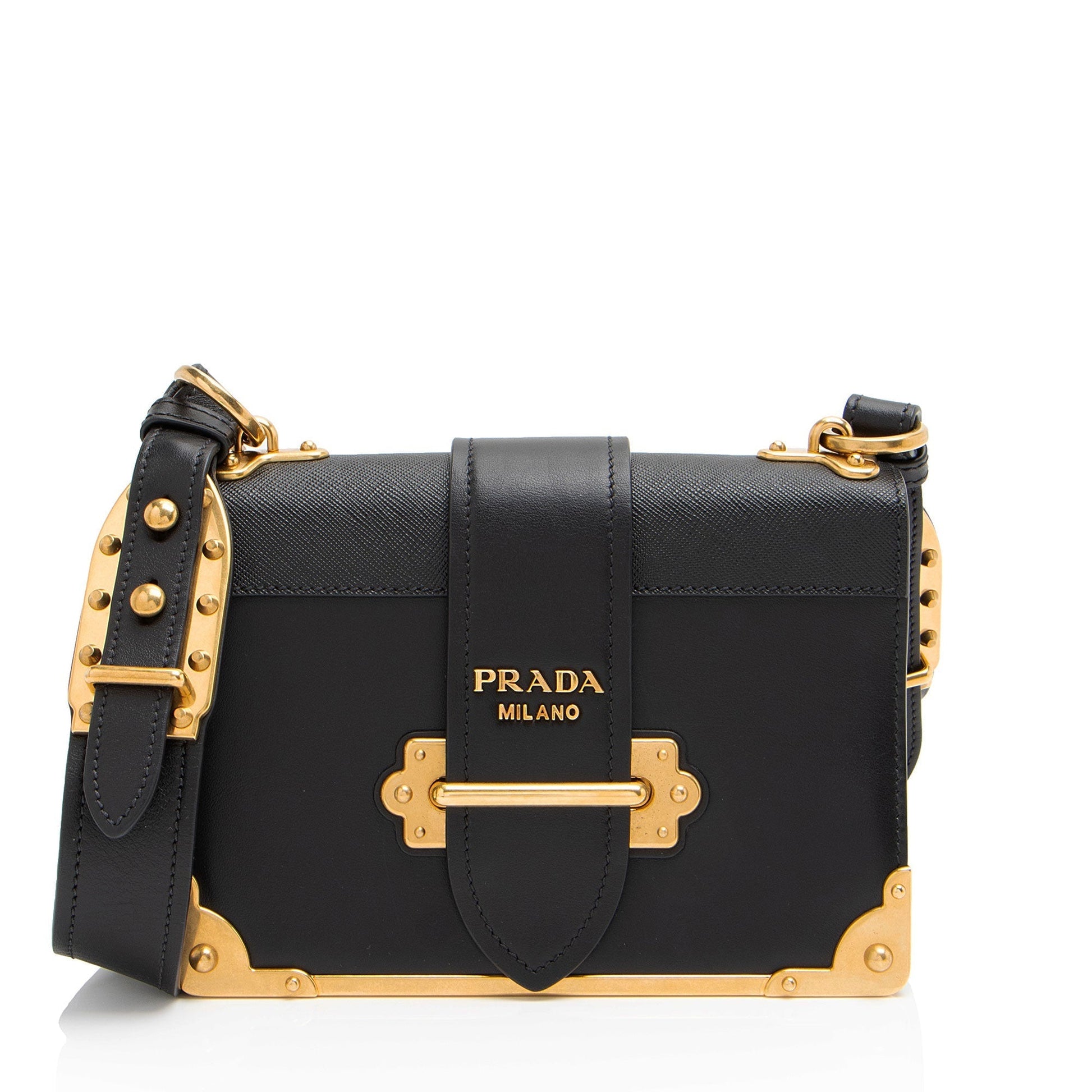 Prada Calfskin Cahier Shoulder Bag Cahier Shoulder Bag