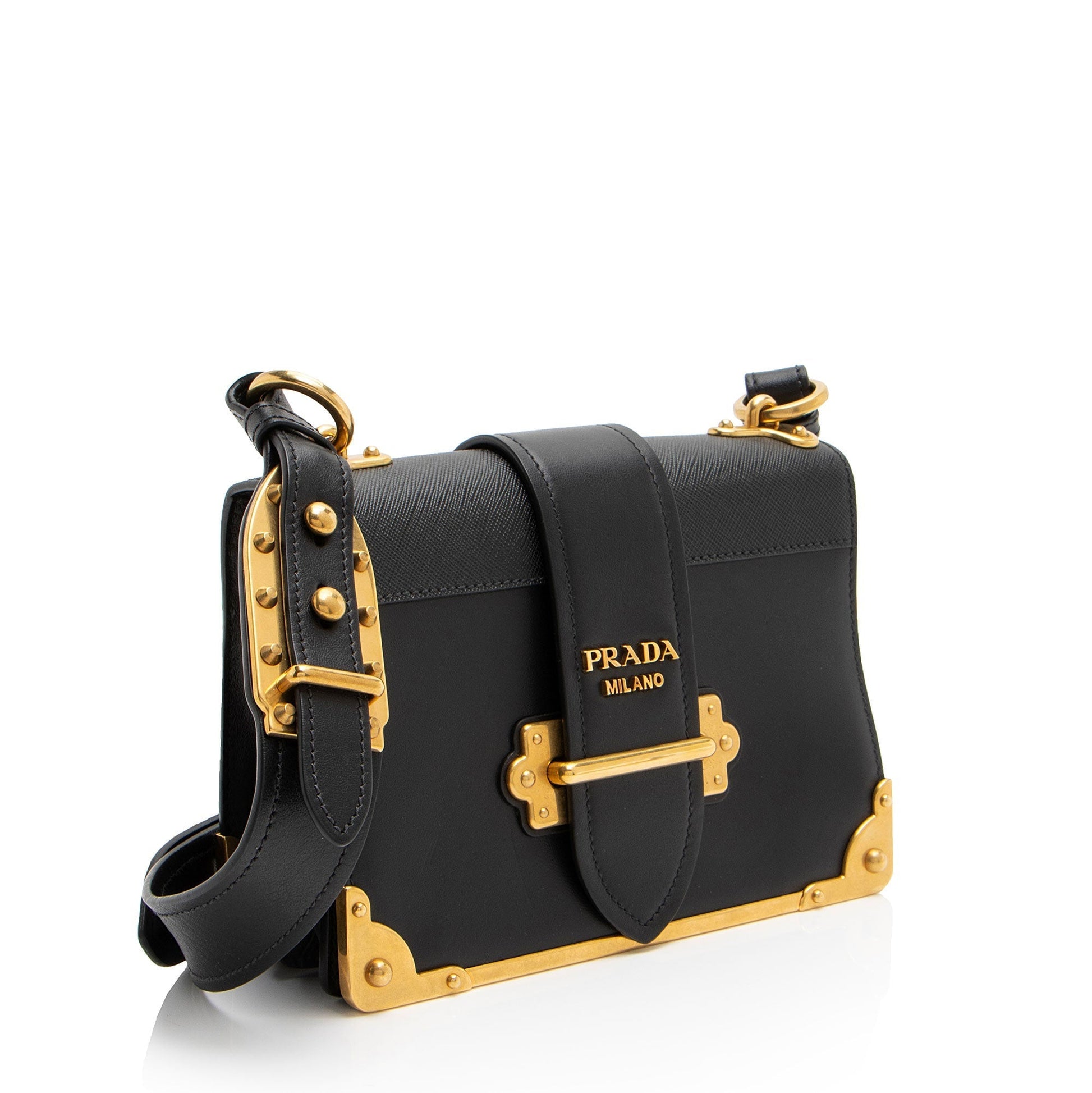 Prada Calfskin Cahier Shoulder Bag Cahier Shoulder Bag
